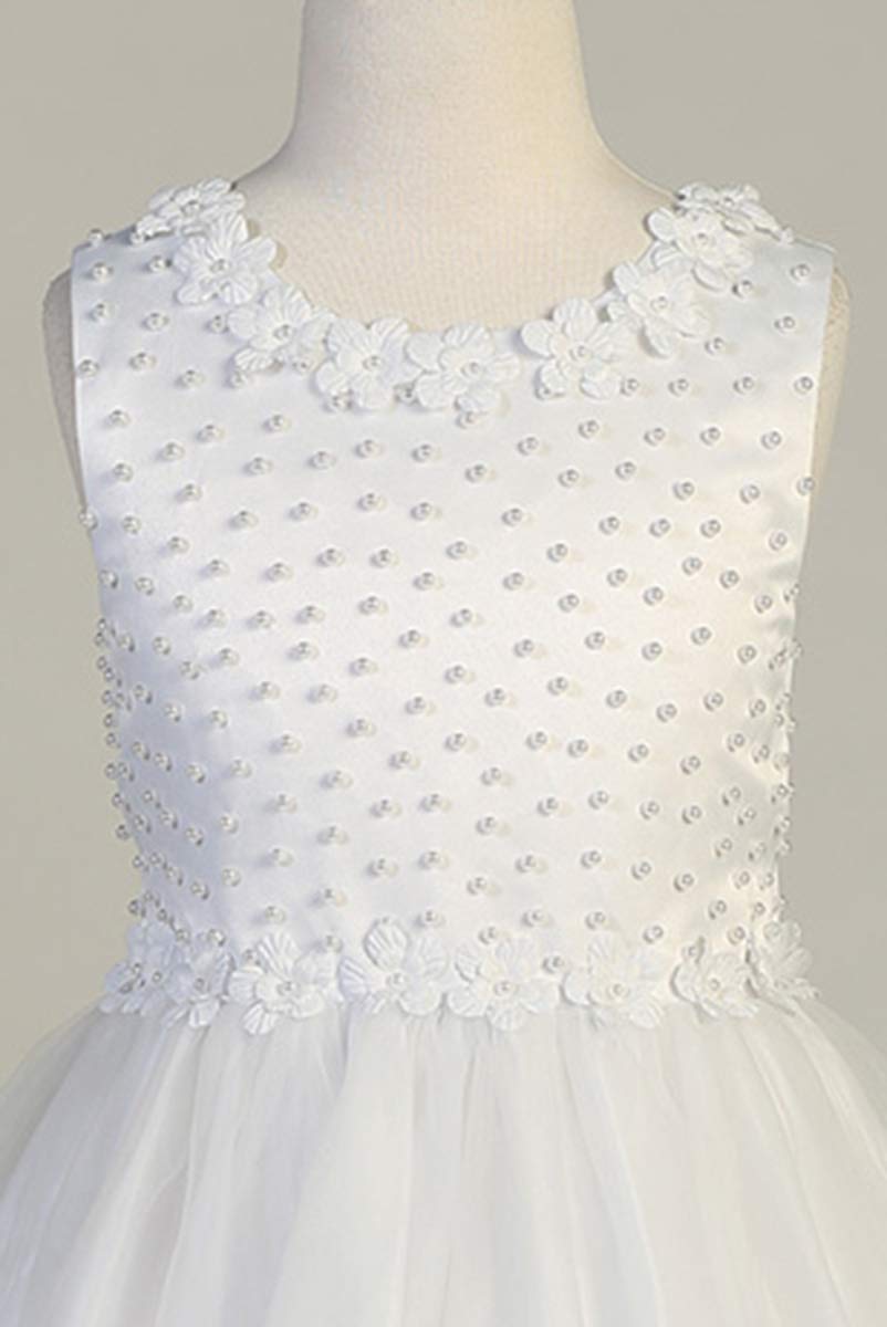 First Communion Dresses for Girls Age 7-16 | Holy White 1st Communion Gowns | Flower Girl Dresses for Church Ceremonies & Religious Celebrations
