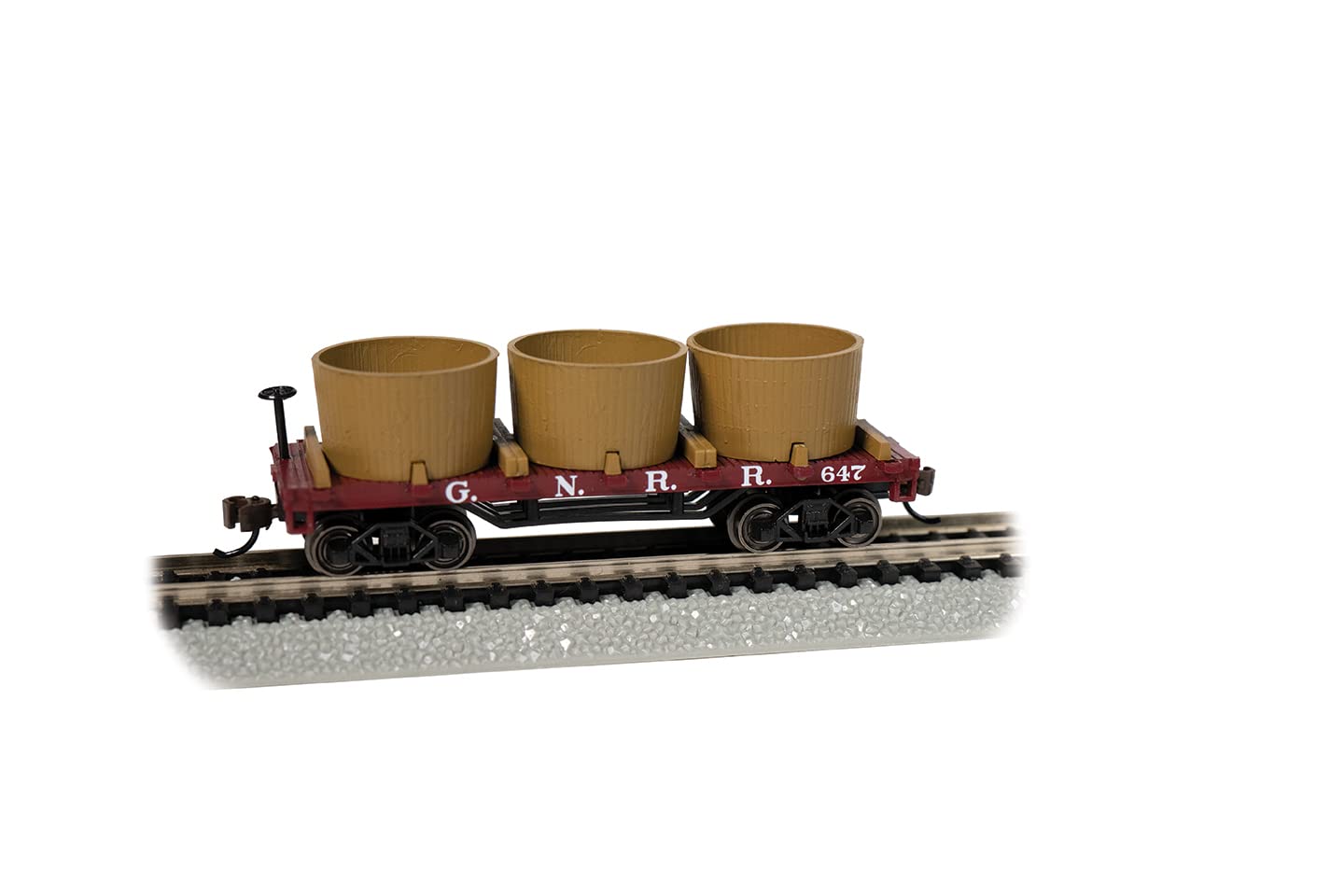 Bachmann Trains Old-Time Water Tank Car Great Northern N Scale Model Train - Perfect for Model Railroad Layouts and Collectors
