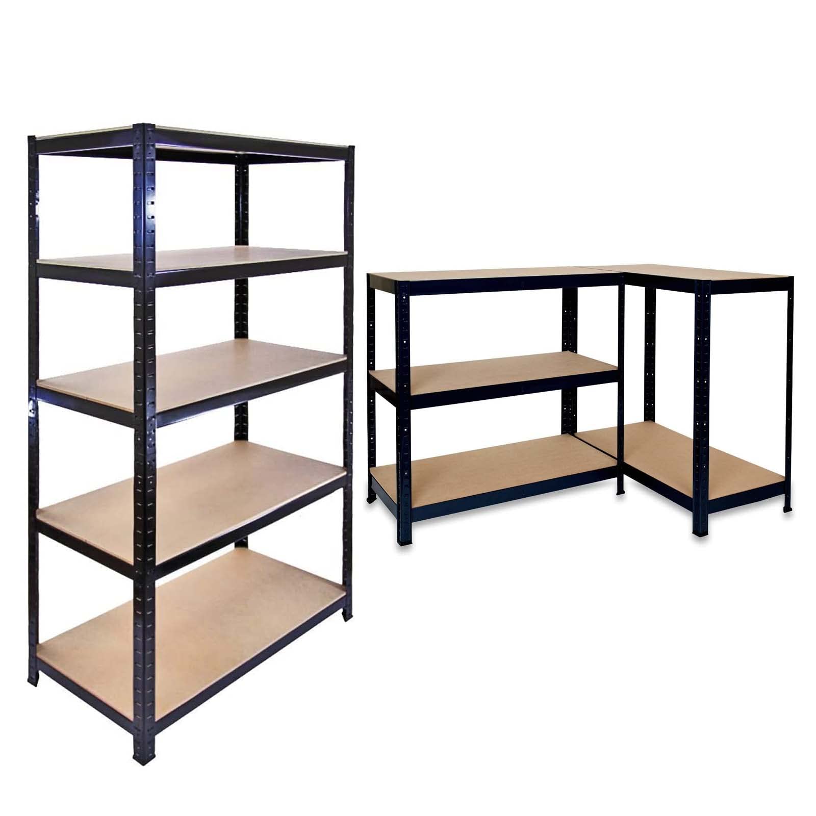 5-Tier Heavy Duty Metal Shelving Unit - Adjustable Garage Storage Rack, 40
