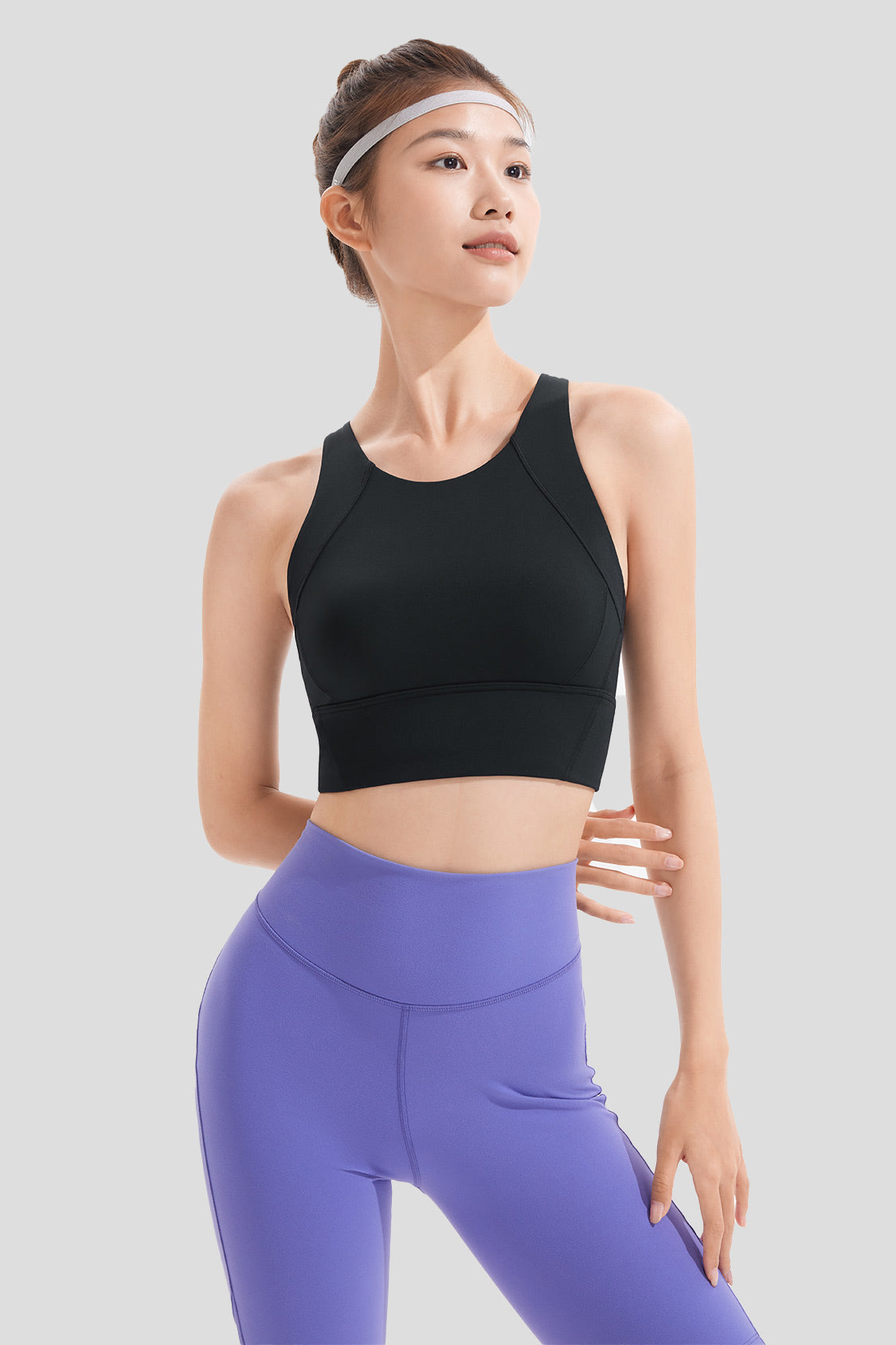 Simple's Oxygen UPF50+ Women's Sports Bra - High Support Workout Top for Running, Yoga & Gym - Moisture Wicking & Breathable Activewear