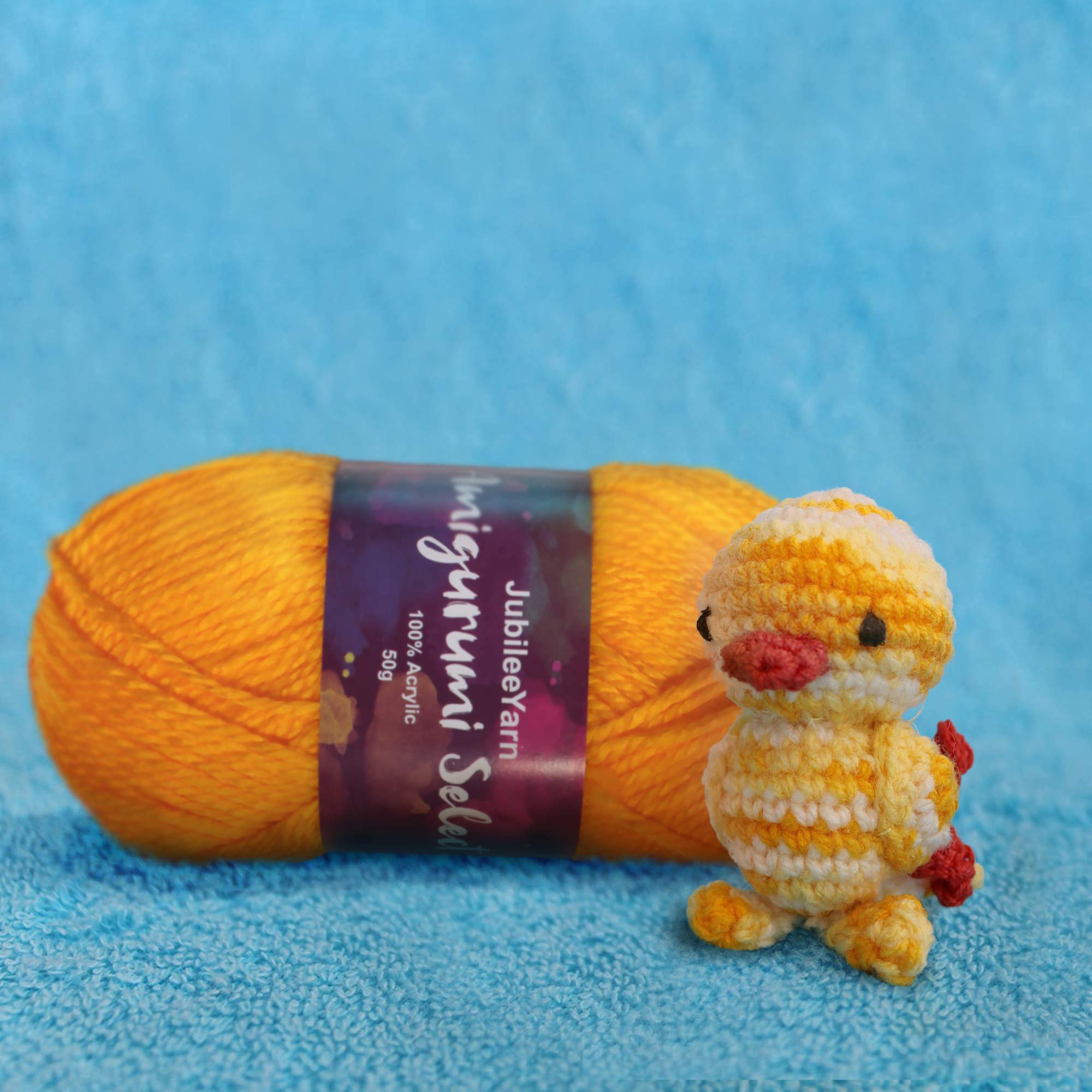 JubileeYarn Amigurumi Select Yarn - Soft Baby Acrylic Yarn for Crochet - 20 Skeins Light Color Set - Perfect for Amigurumi Toys, Baby Blankets & DIY Crafts