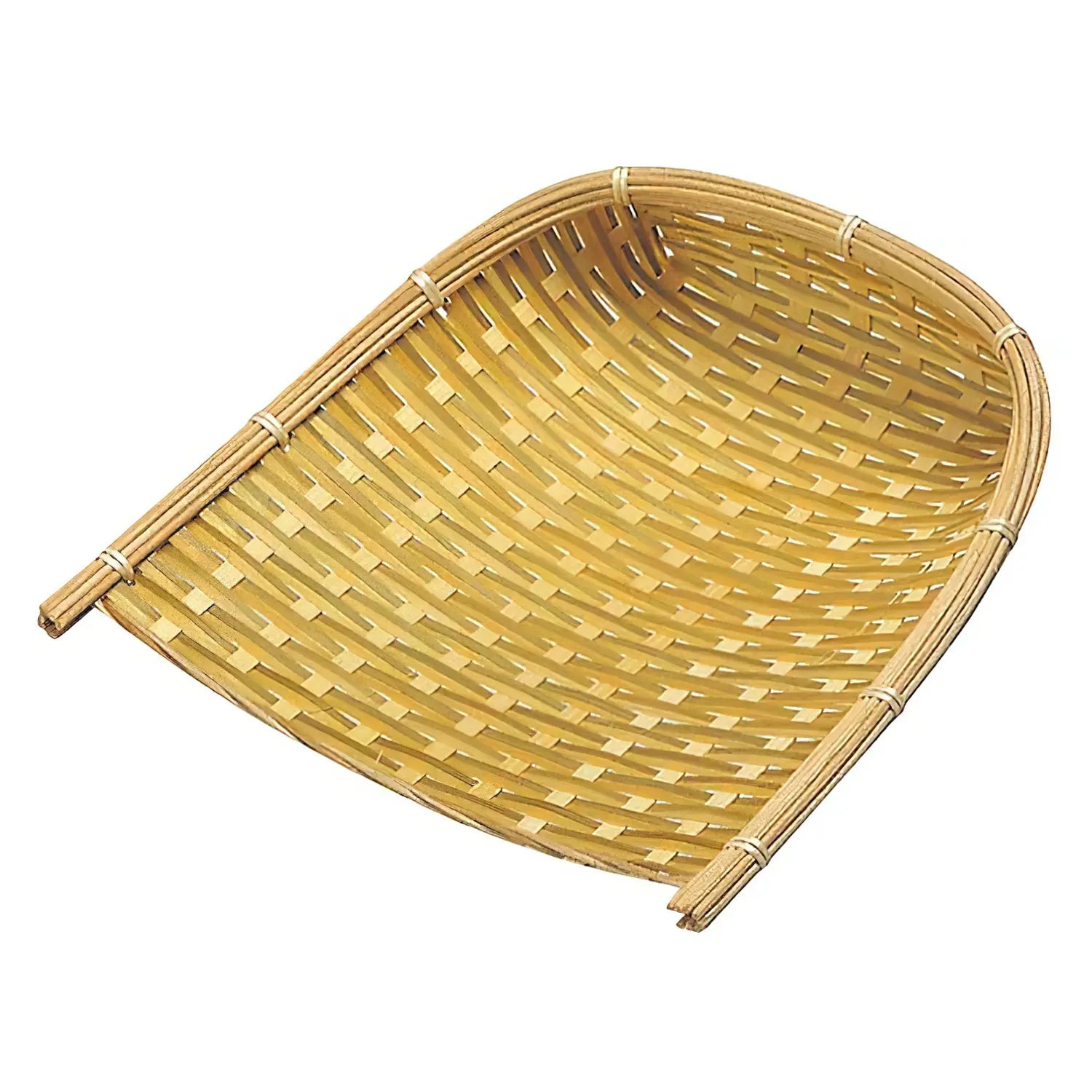 Manyo Eco-Friendly Bamboo Serving Plate 21cm - Perfect for Appetizers, Cheese, Sushi & Party Platters | Sustainable Dinnerware for Entertaining