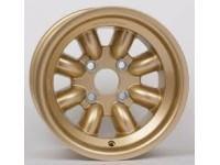 13x9.0 8-Spoke Escort Group 4 Gold Alloy Wheels ET12 - Perfect for Classic Car Restoration & Performance Upgrades