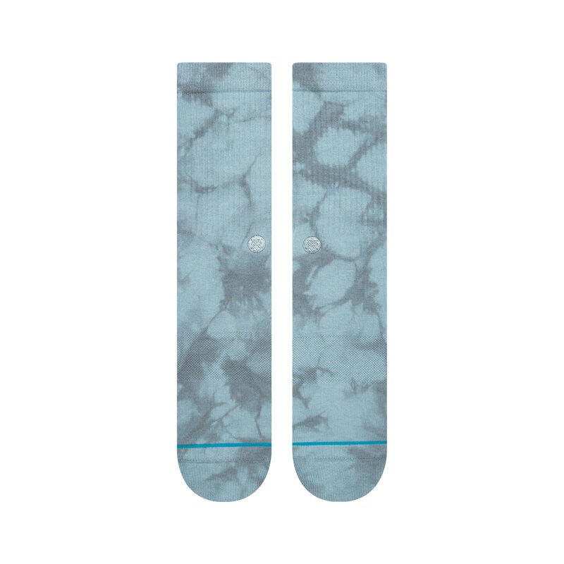 Premium Adult Crew Socks - Icon Dye Blue Steel - Comfortable Cotton Socks for Men & Women - Perfect for Running, Hiking & Everyday Wear