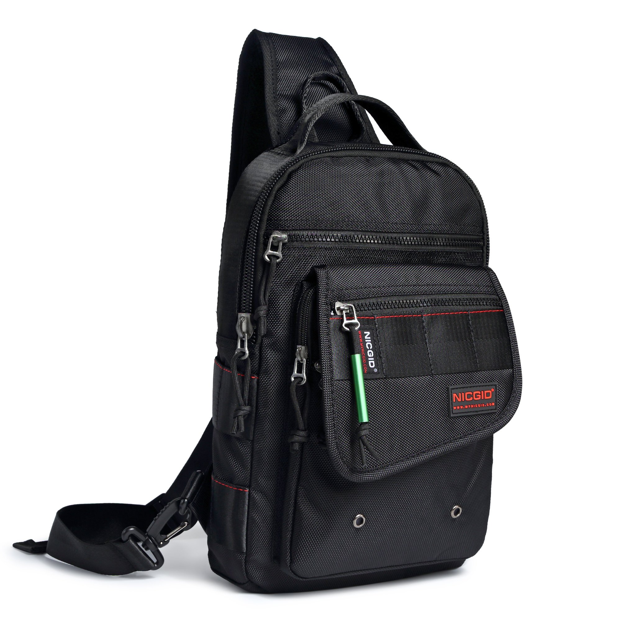 NICGID Sling Backpack for Men & Women - Crossbody Chest Bag for Travel & Outdoor