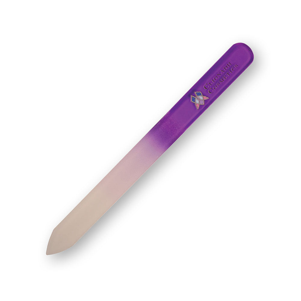 Clionadh Professional Nail File Set - Glass Nail Files for Strong Healthy Nails - Perfect for Manicure, Pedicure & At-Home Nail Care