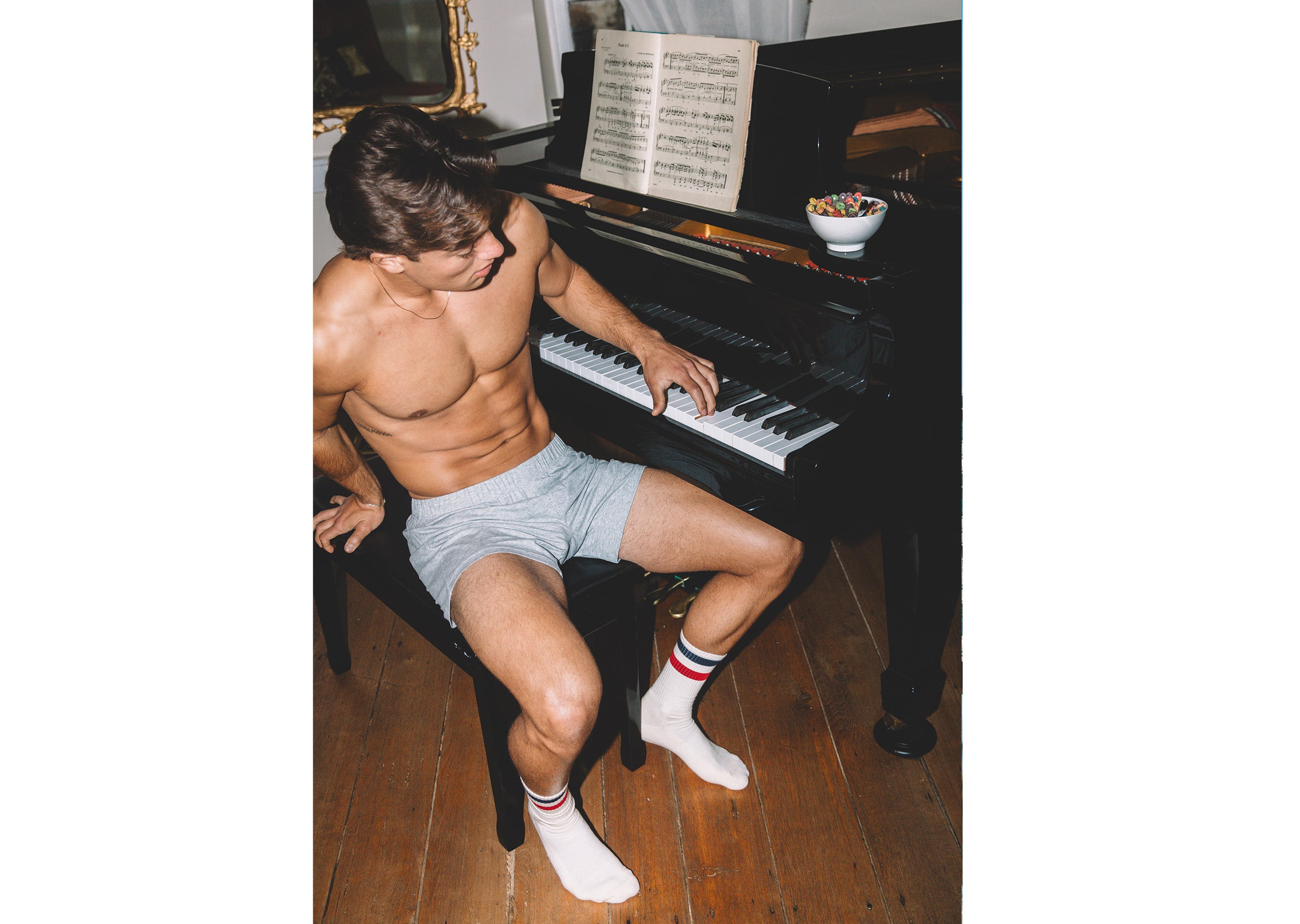 Slim Fit Men's Boxer Briefs - Soft Heather Grey Underwear for Comfort & Support | Perfect for Daily Wear, Workout & Lounge