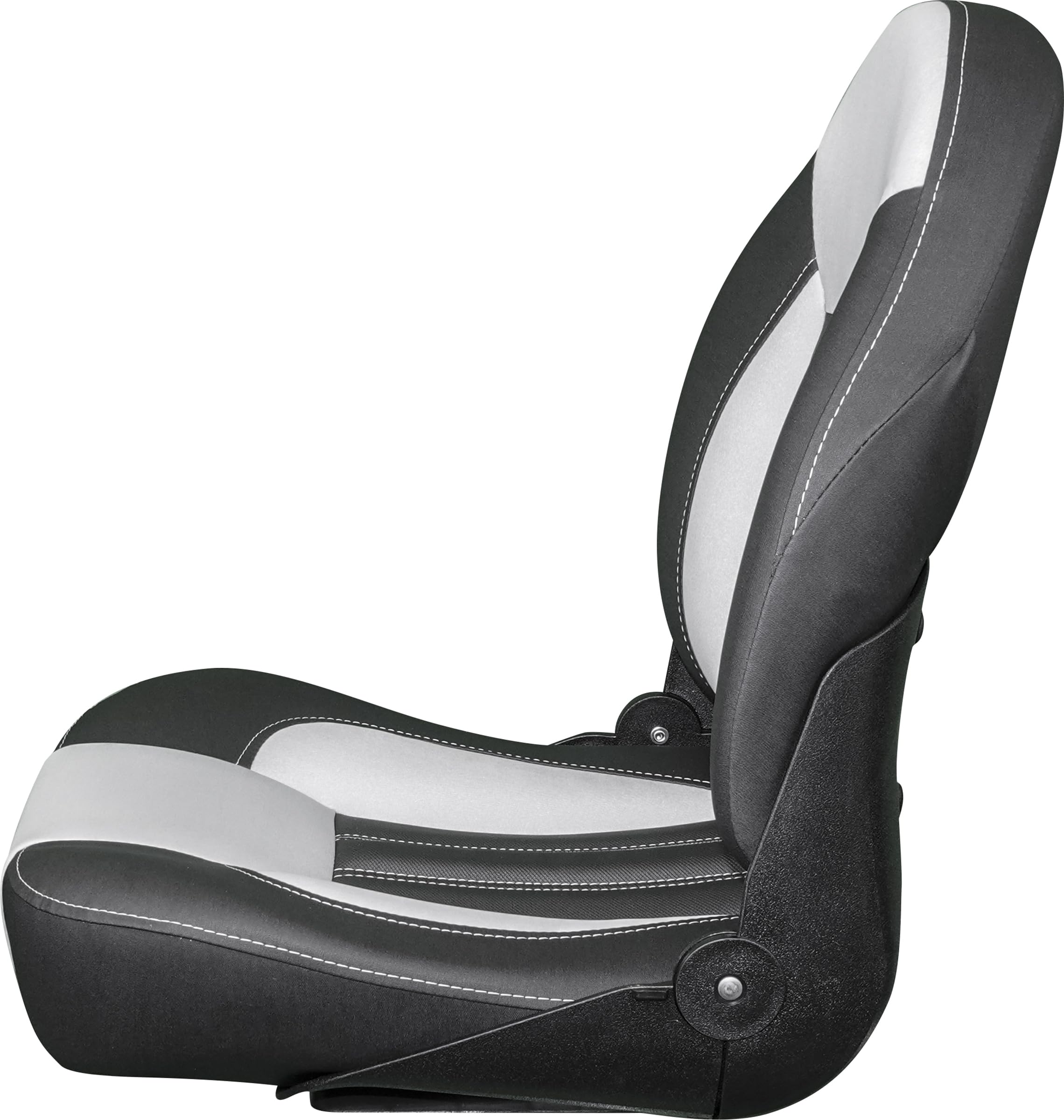 Tempress ProBax Orthopedic Folding High Back Boat Seat - Black, Gray, Carbon Options - Comfortable & Supportive for Fishing, Boating & Marine Use