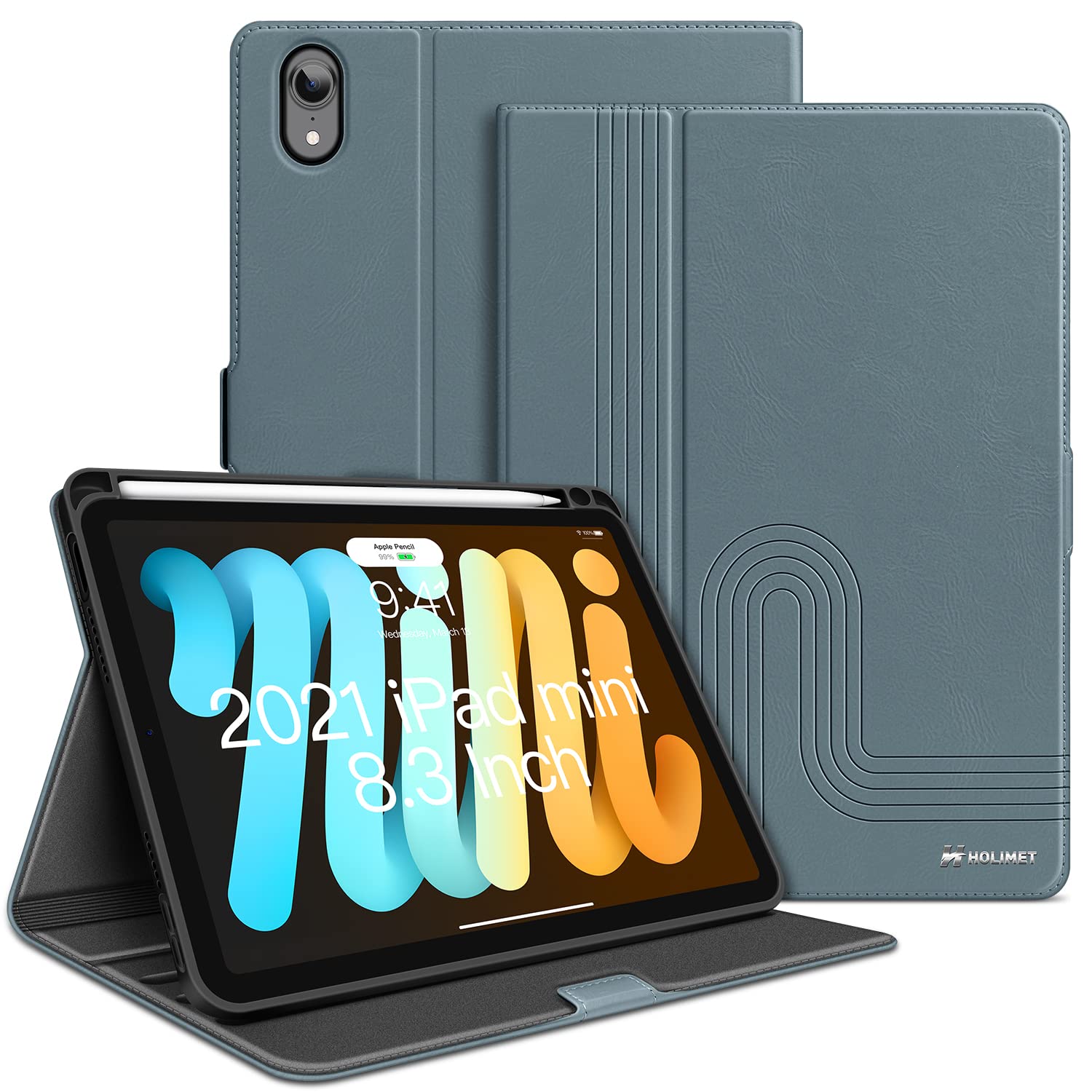Premium Vegan Leather iPad Mini 6 Case (2021, 6th Gen 8.3