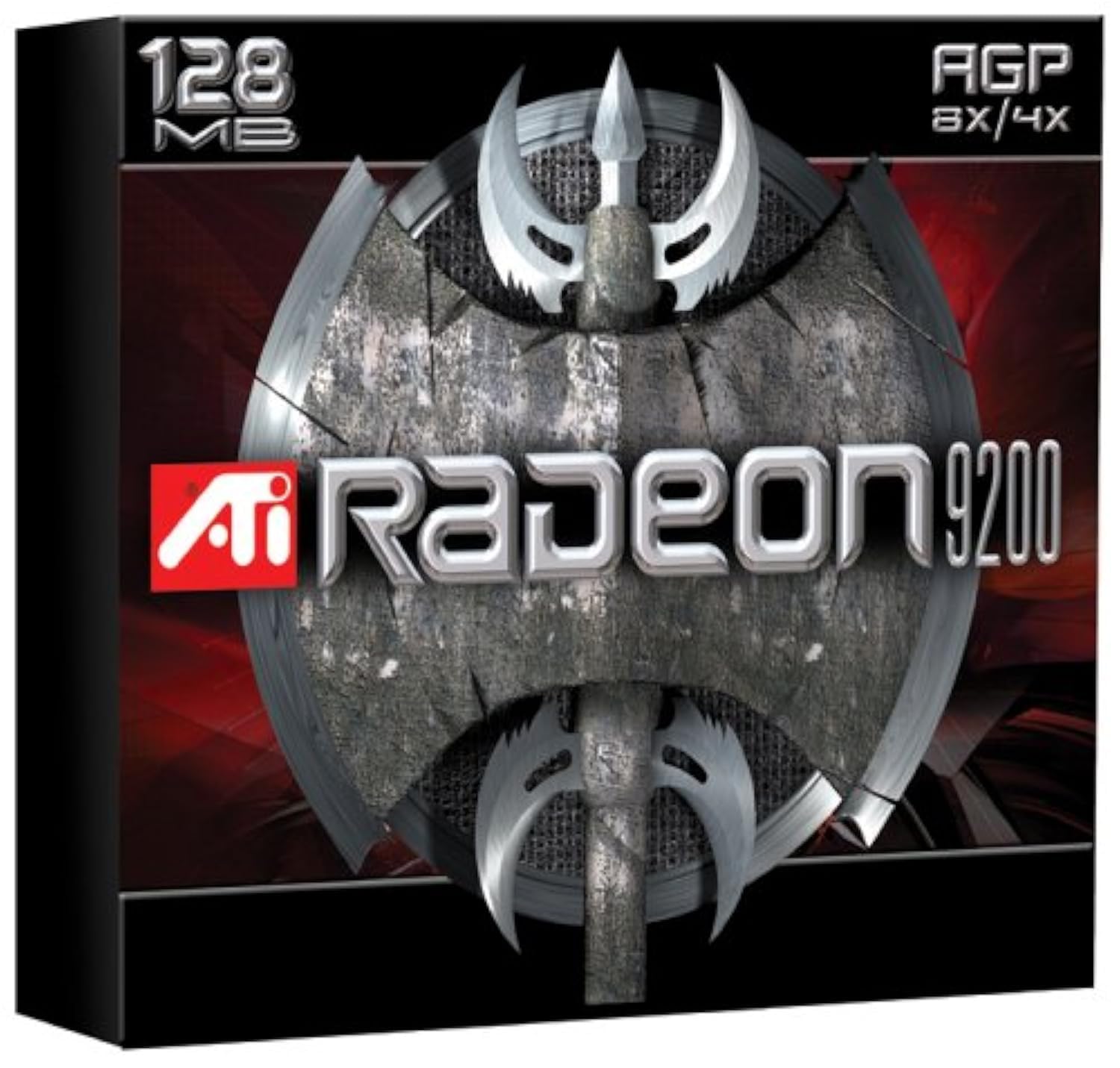 ATI Radeon 9200 128MB DDR AGP Video Graphics Card for PC Gaming & Multimedia - Upgrade Your Desktop Computer for Smooth HD Playback & Graphic Design
