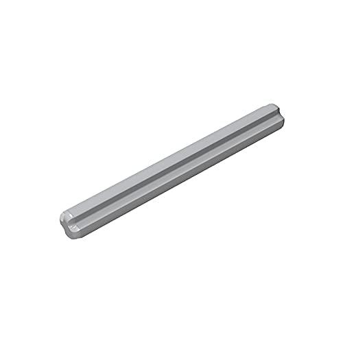 Gobricks GDS-577 5L Axle Technic Pin Connector - 30PCS Light Bluish Gray (071) - Compatible with Lego 32073 & Major Brick Brands - Perfect for MOC Building, DIY Projects & Technic Assemblies - Ideal for Robotics, Vehicle Models & STEM Education Toys