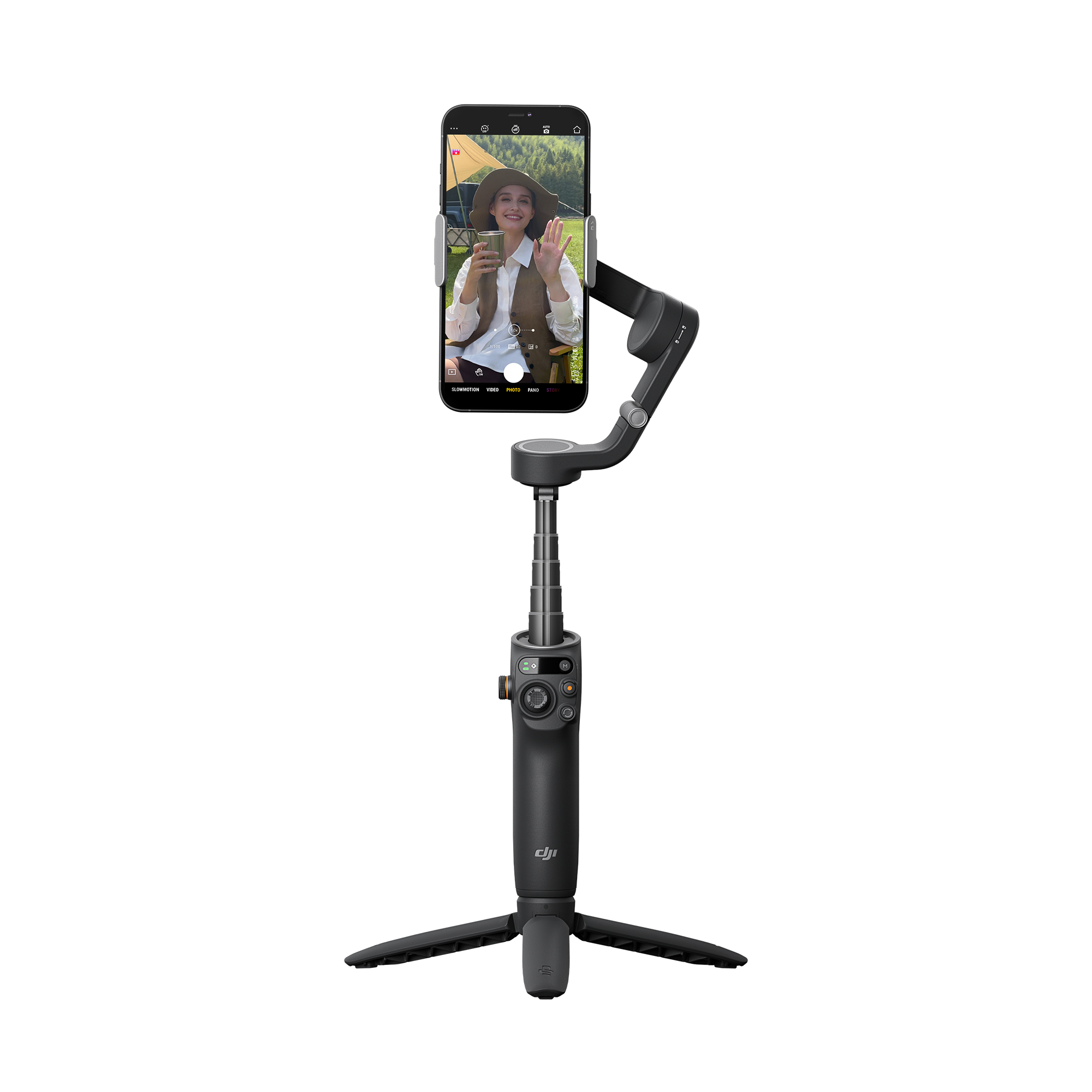 DJI Osmo Mobile 6 Smartphone Gimbal Stabilizer for iPhone & Android - 3-Axis Stabilization, ActiveTrack 5.0, Portable Vlogging & Travel Video Accessory