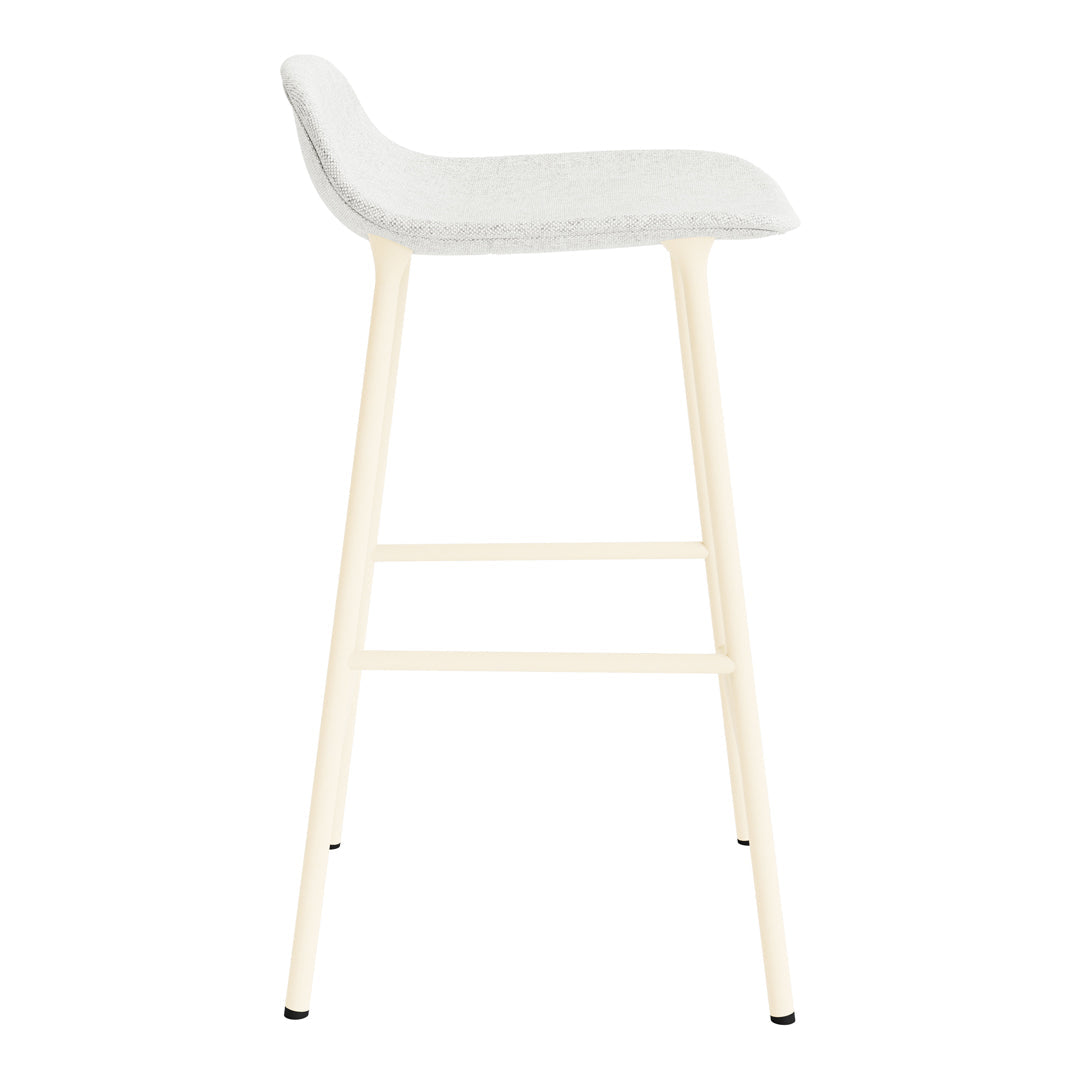 Modern Form Counter Stool with Sturdy Metal Legs & Comfortable Upholstered Seat - Perfect for Kitchen Islands, Breakfast Bars & Home Decor