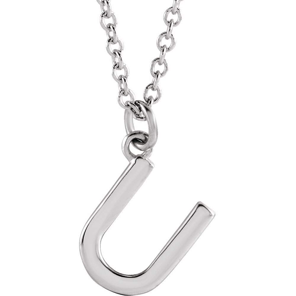 Alphabet Initial Letter Dangle Charm Pendant Necklace - 18 Inch Gold/Silver Personalized Jewelry Gift for Women | Perfect for Birthdays, Anniversaries & Everyday Fashion
