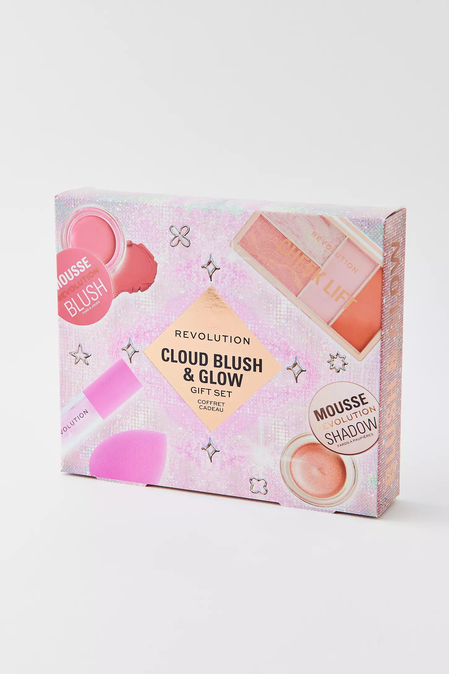 Revolution Beauty Cloud Blush & Glow Makeup Gift Set - Soft Matte Blush & Highlighter Duo, Vegan & Cruelty-Free - Perfect for Everyday Glow & Special Occasions
