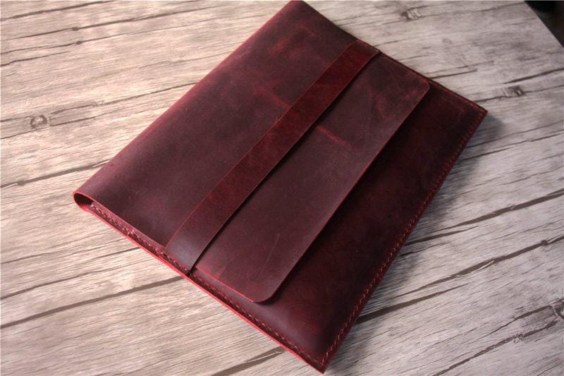 Custom Leather MacBook Pro 15 Inch Case Cover - Premium Protection with Personalized Name Engraving | Perfect for Work, Travel & Everyday Use