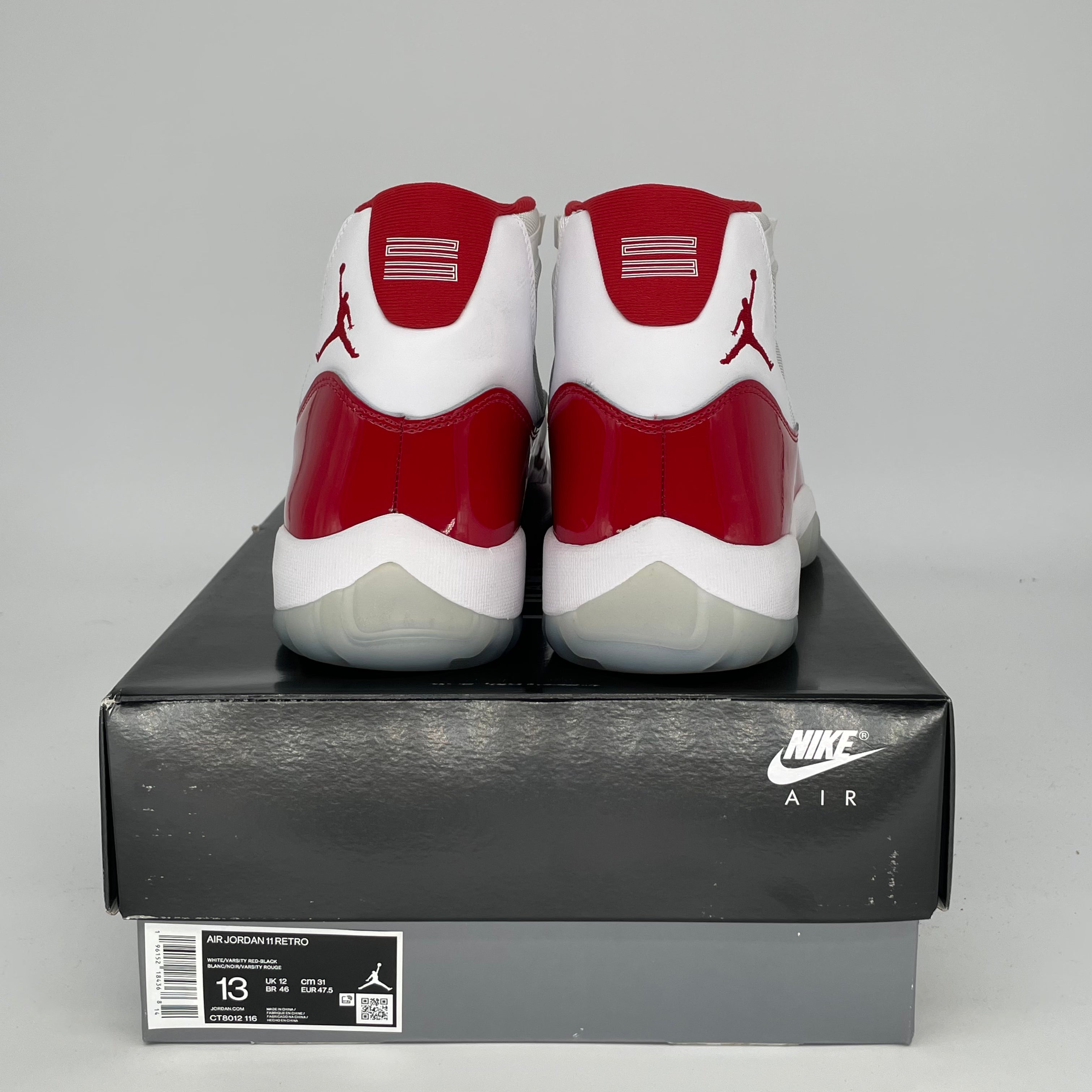 AIR JORDAN 11 CHERRY RED BASKETBALL SHOES SIZE 13 (CT8012-116) - Perfect for Basketball Games, Sneaker Collecting & Streetwear Fashion