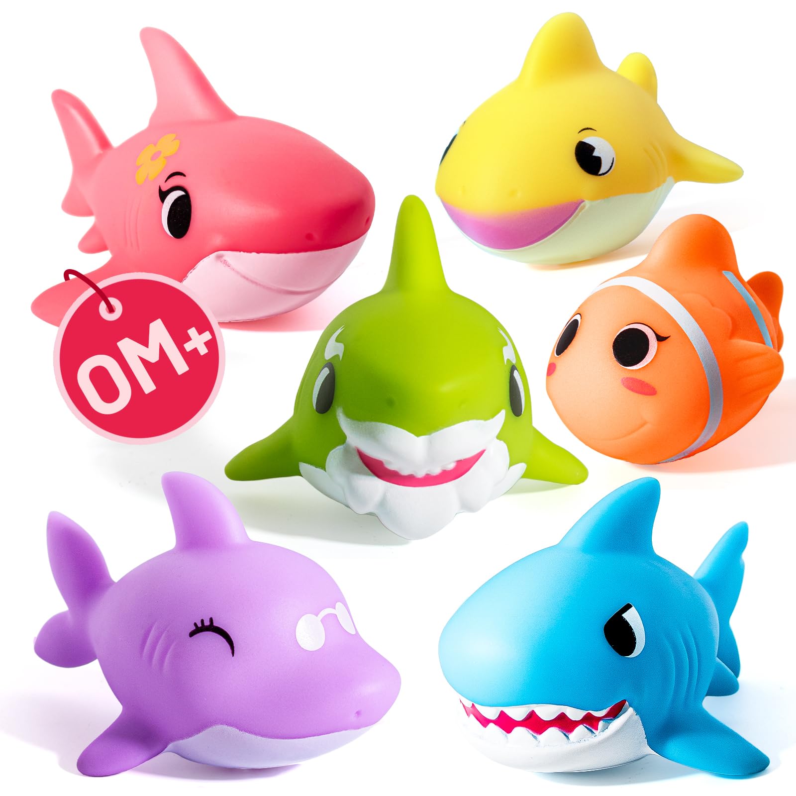 Hely Cancy Bath Toys for Toddlers 1-3 Years - No Hole Baby Bathtub Toys for Boys & Girls, Safe Water Play Shower & Pool Toys for Infants - Fun Learning & Sensory Bath Time Activities