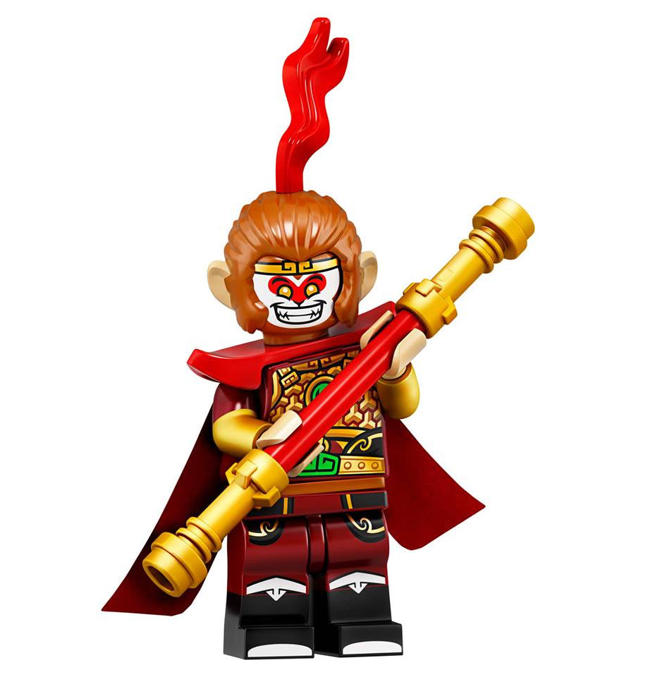 Monkey King Lego Minifigure Series 19 - Chinese Mythology Inspired Building Toy for Kids & Collectors | Perfect for Playtime, Display & Gifts