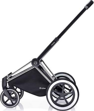 Cybex Priam All-Terrain Stroller Frame - Lightweight & Durable Chrome Design for Outdoor Adventures, City Walks, and Travel