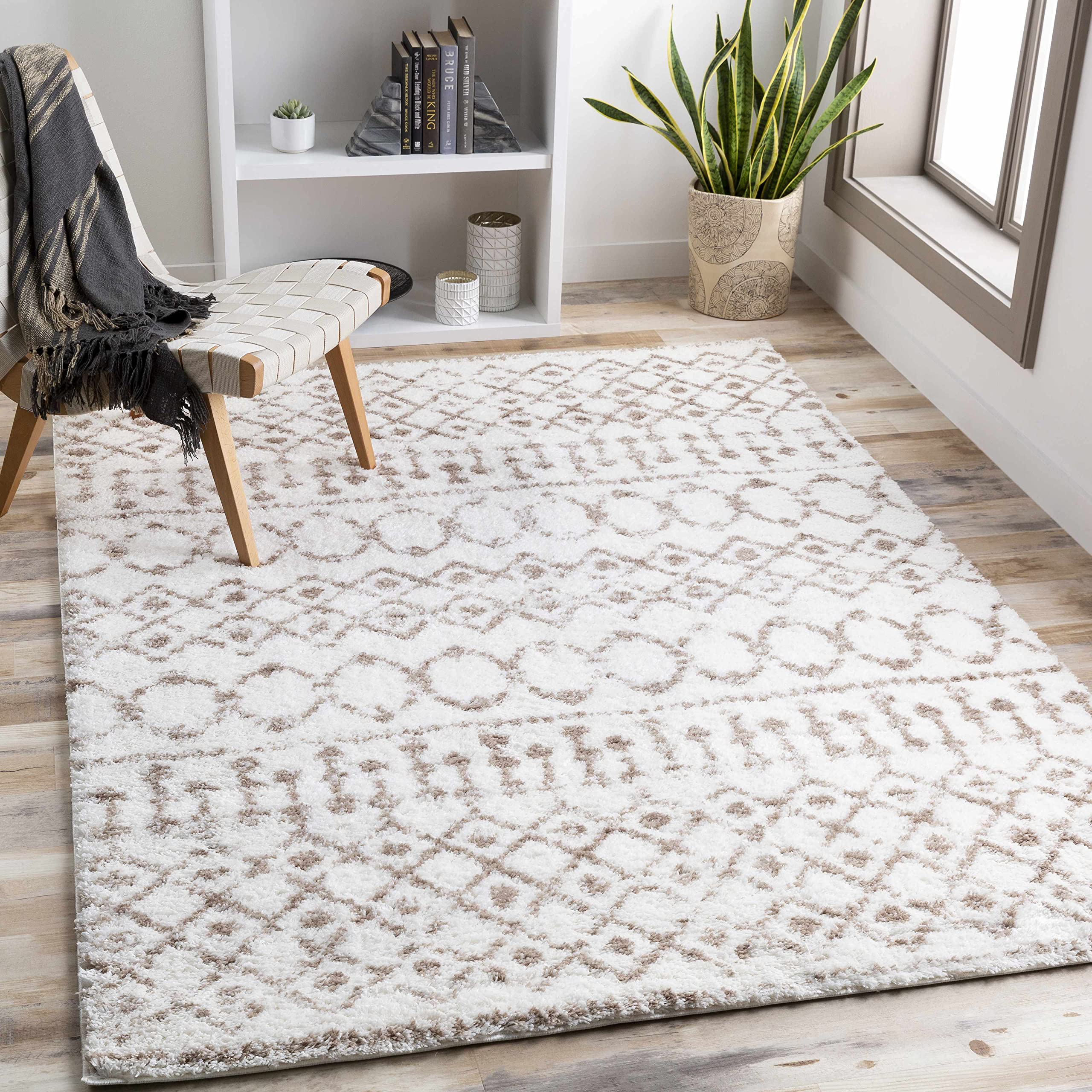 Luxury Hauteloom Collingwood Plush Pile Area Rug - 6'7
