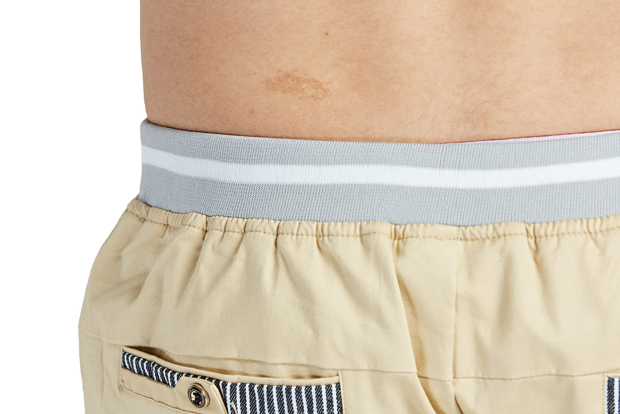 Tansozer Men's Casual Classic Fit Drawstring Shorts - Elastic Waist & Pockets - Perfect for Summer, Beach, Gym & Outdoor Activities