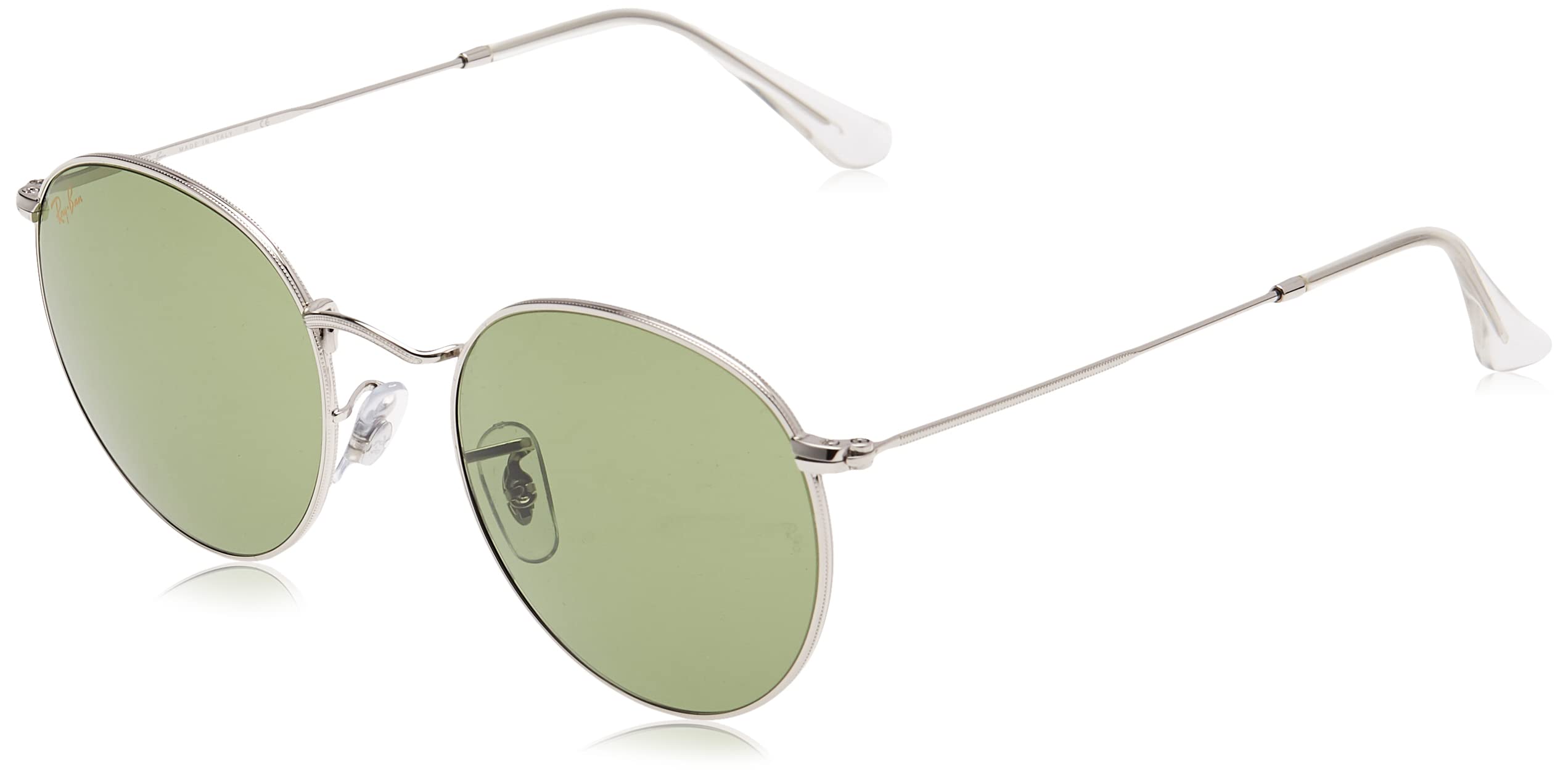 Ray-Ban RB3447 Round Metal Sunglasses for Men & Women - Classic Polarized UV Protection Aviator Shades for Driving, Travel & Outdoor Activities