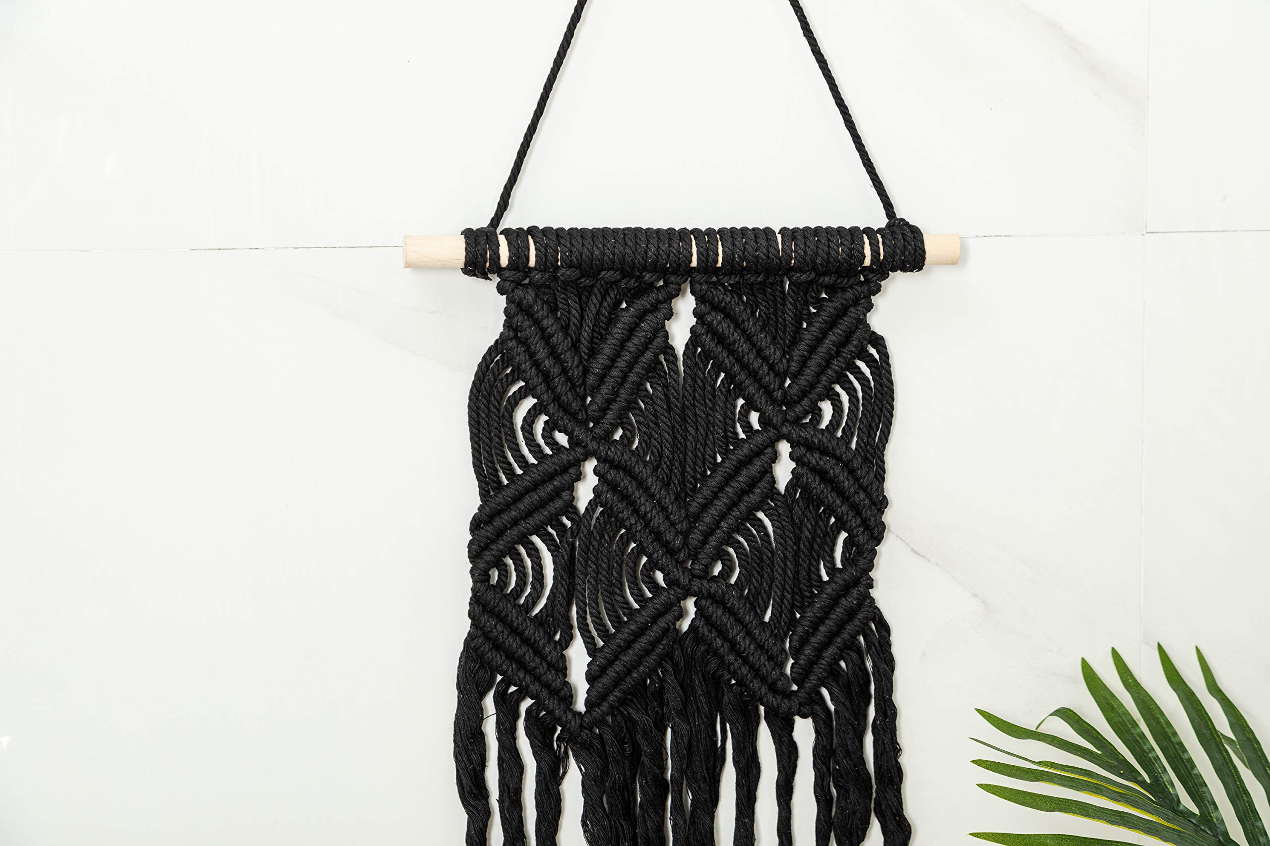 TJ Global Handmade Boho Chic Macrame Wall Hanging - 18