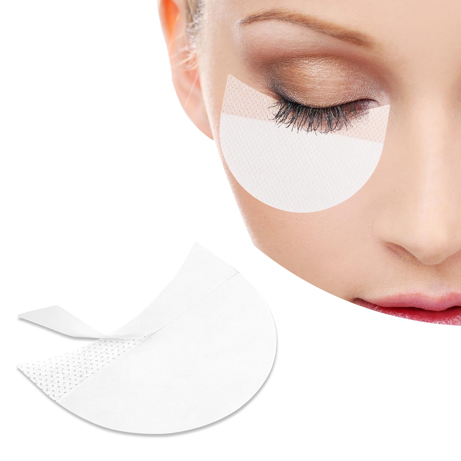 150 Pcs Disposable Eyeshadow Stickers - Lint-Free Makeup Shield Tape for Precise Eyeshadow, Eyeliner & Lash Extensions | Reusable Gel Pads Prevent Makeup Residue | Perfect for Professional Makeup Artists & DIY Beauty