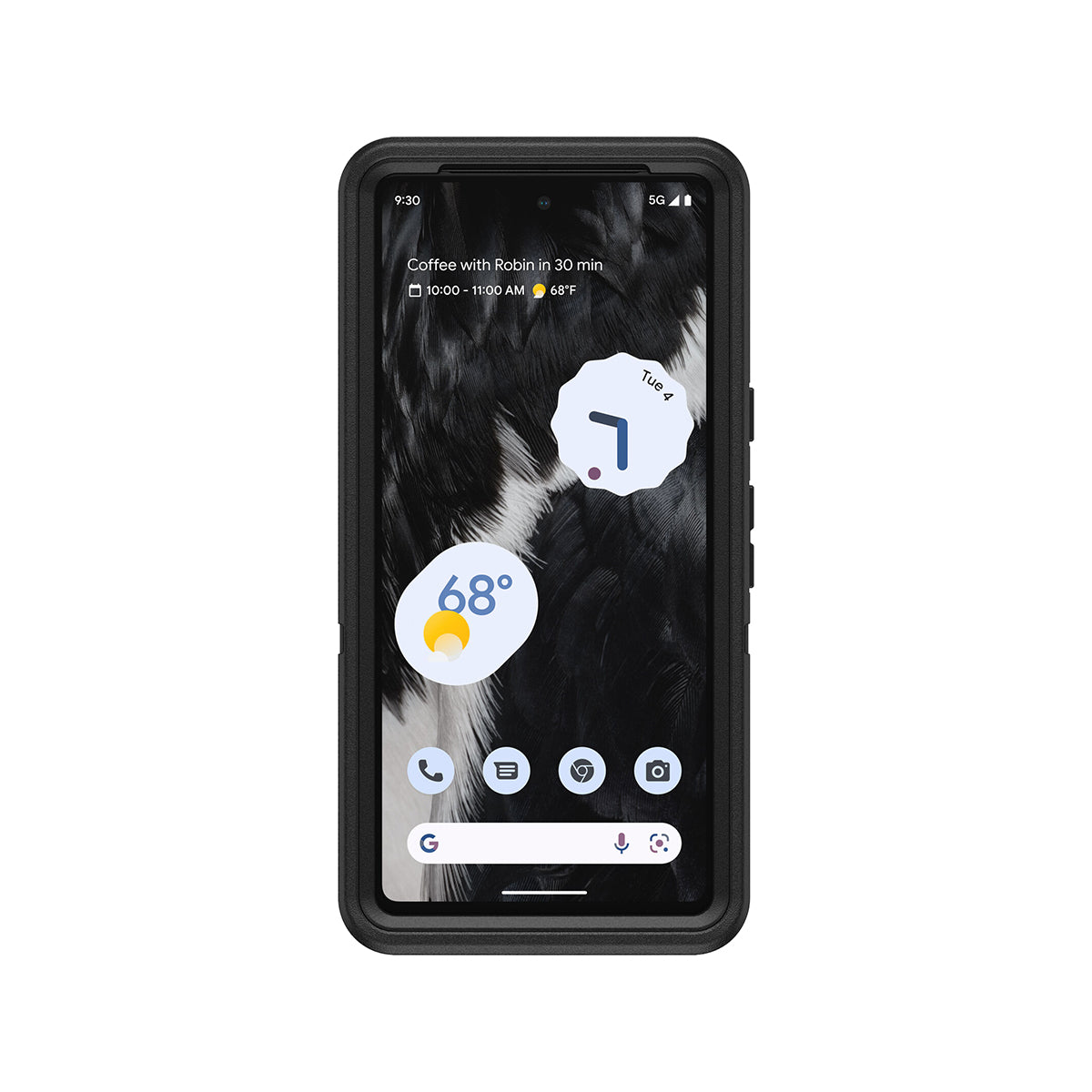 Otterbox Defender Series Rugged Phone Case for Google Pixel 7 - Black | Shockproof & Drop Protection | Perfect for Outdoor Adventures & Daily Use