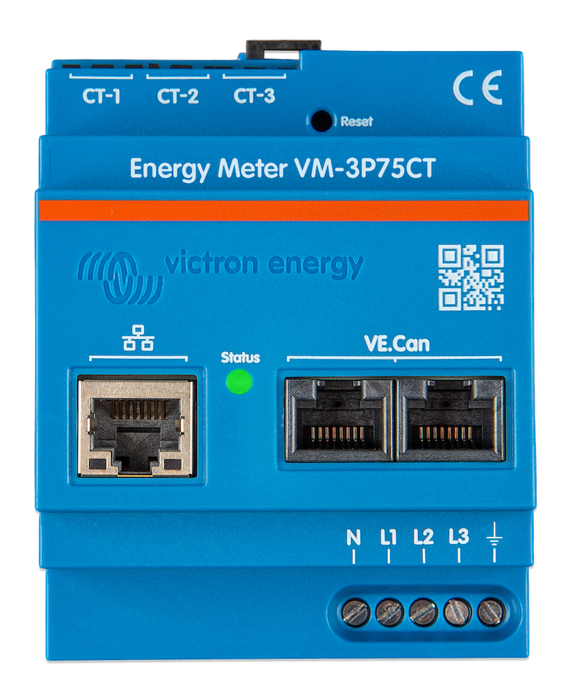 Energy Meter VM 3P75CT - 3 Phase Power Monitor for Industrial & Commercial Use | Accurate Electricity Consumption Tracking