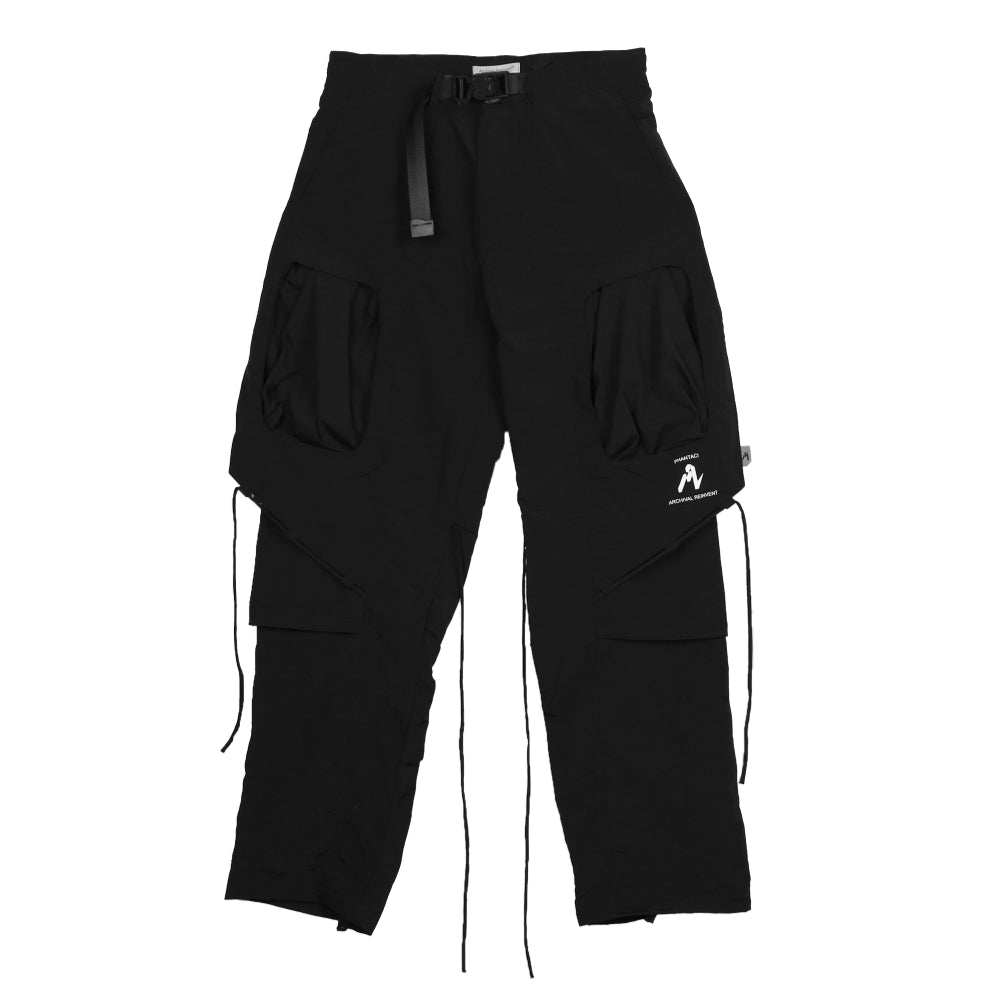 ARCHIVAL REINVENT x PHANTACI Hidden Pocket Pants for Men - Black Casual Joggers with Secret Storage - Perfect for Travel, Gym & Everyday Wear
