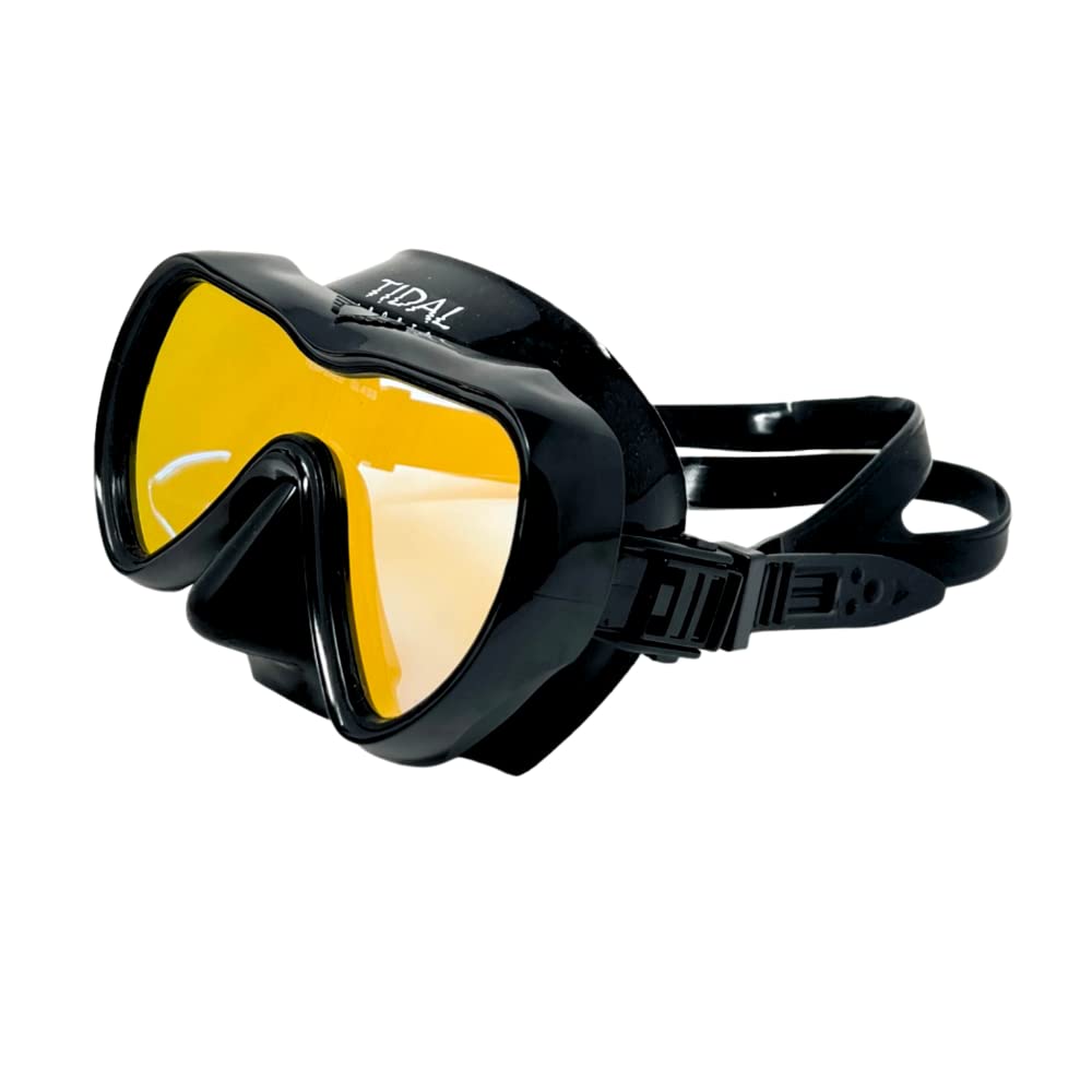Premium Anti-Fog Scuba Diving Mask - Wide Angle Tempered Glass Single Lens for Clear Underwater Vision - Perfect for Scuba Diving, Snorkeling, Free Diving & Swimming - Ideal for Ocean Adventures, Pool Training & Water Sports Enthusiasts