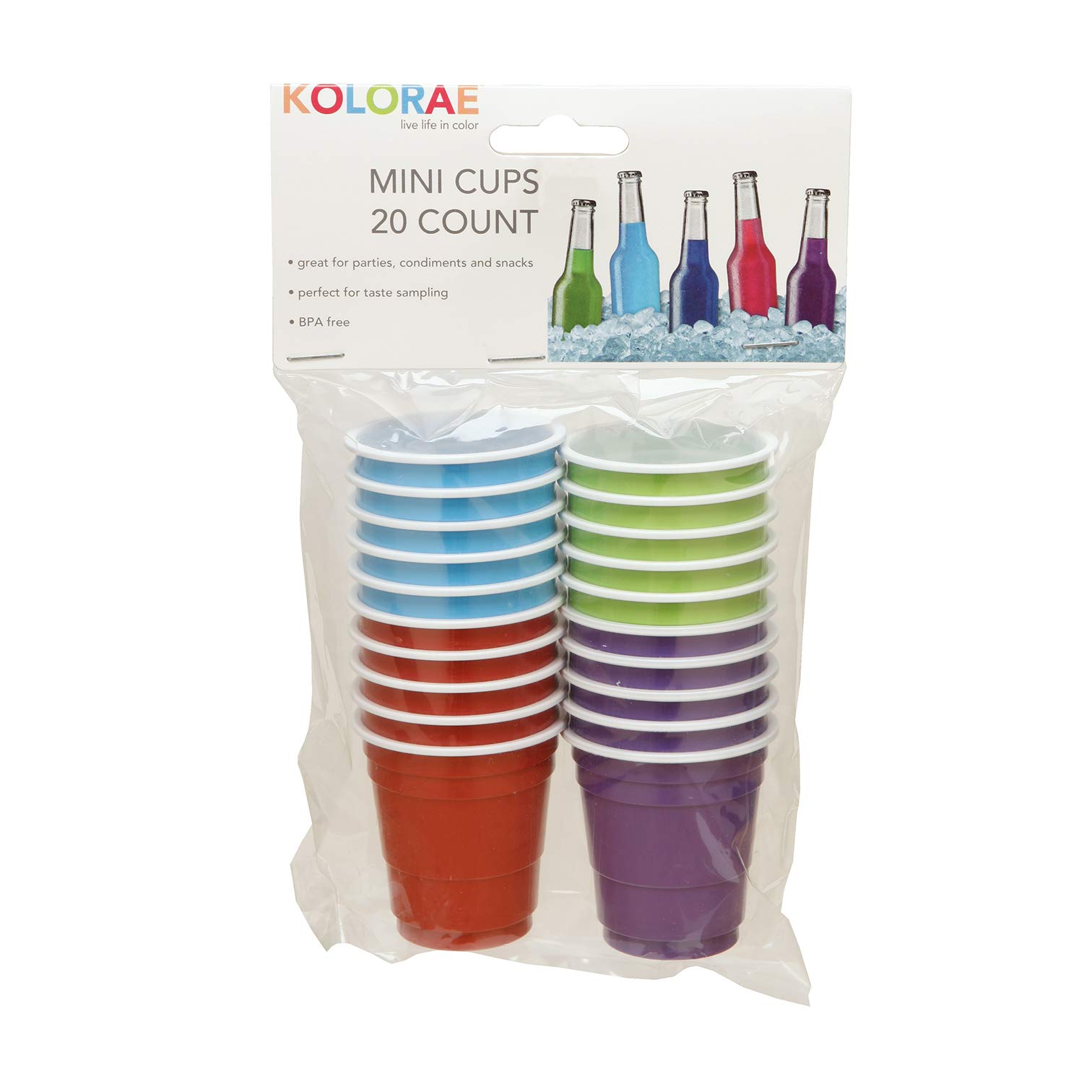 Mini Cups 120 Count - Disposable Plastic Shot Glasses for Parties, Tastings & Events | Perfect for Cocktails, Desserts, Wine Sampling & Appetizers