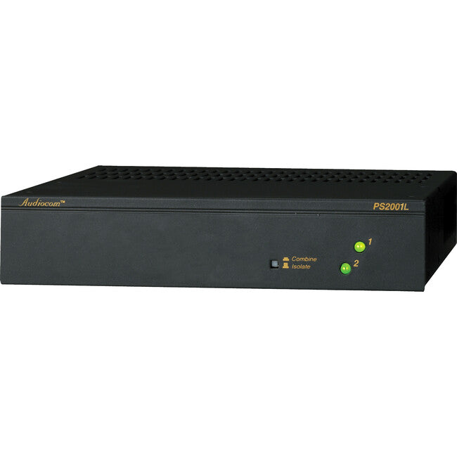 2 Channel 2.0 Amp Switching Power Supply with Channel Combine & Isolate - Perfect for Audio Equipment, LED Lighting & Industrial Applications