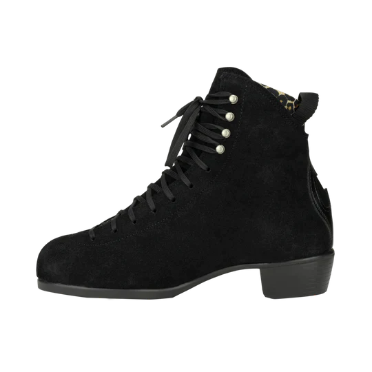 Moxi Jack 2 Roller Skate Boots - Black Size 5.5 for Women & Girls - Outdoor Skating, Rink, Park & Street Rollerblading