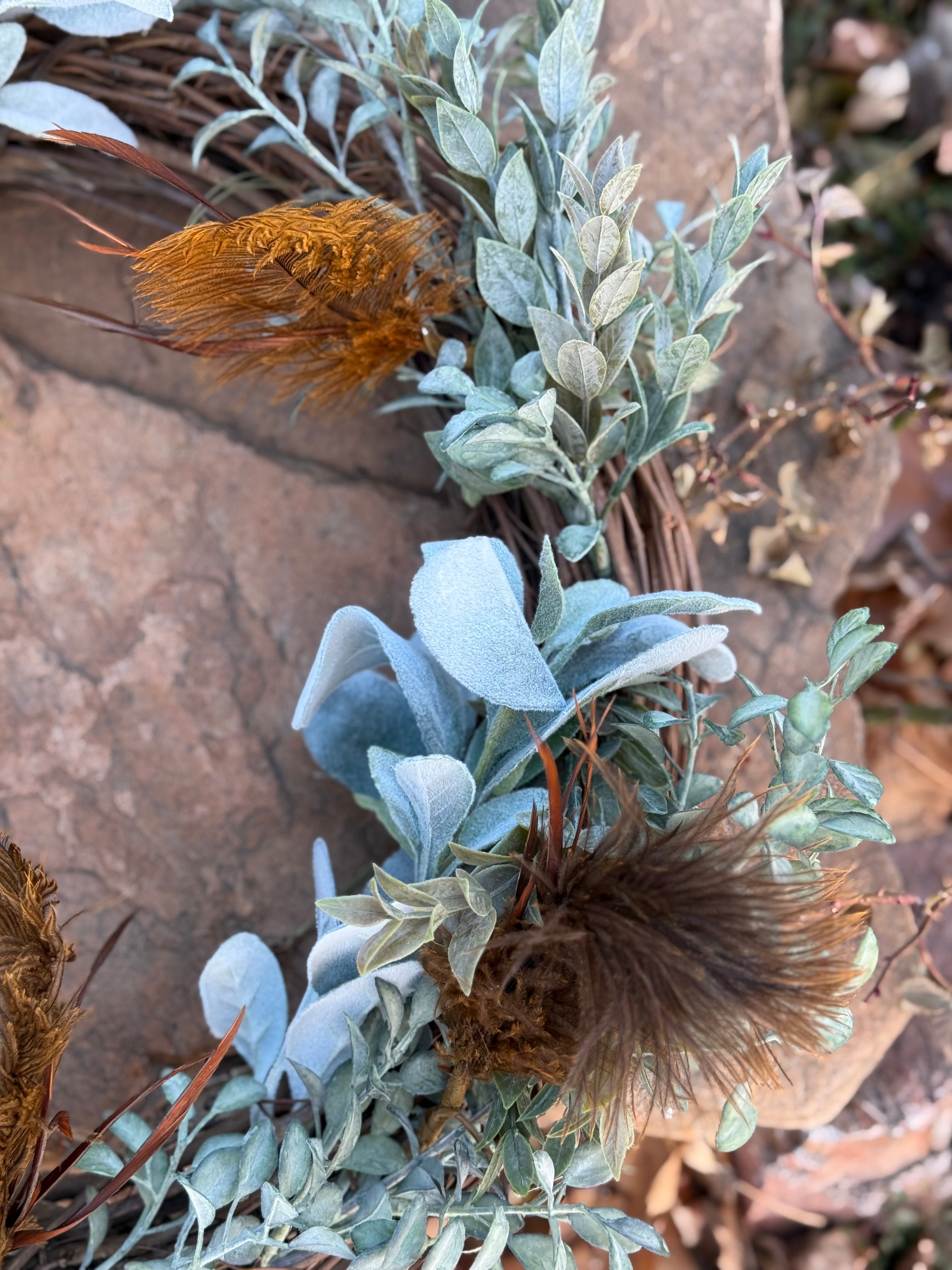 Elegant Mini Wreath for Home Decor - Perfect for Doors, Walls, and Seasonal Celebrations