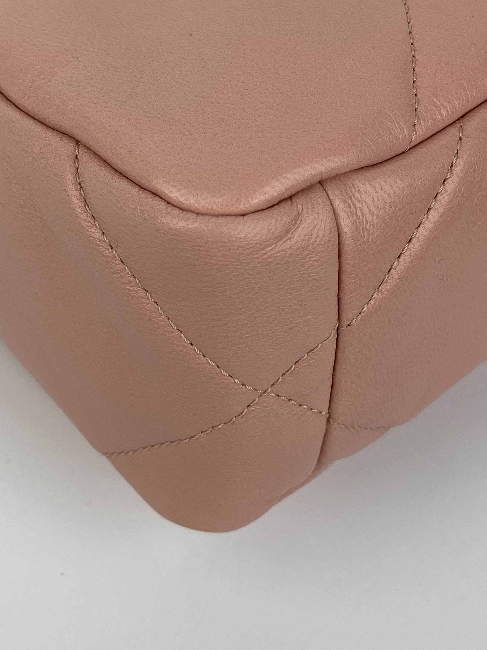 Chanel Blush Pink Small C19 Bag - Luxury Quilted Leather Crossbody Handbag for Women | Perfect for Date Night, Parties & Special Occasions