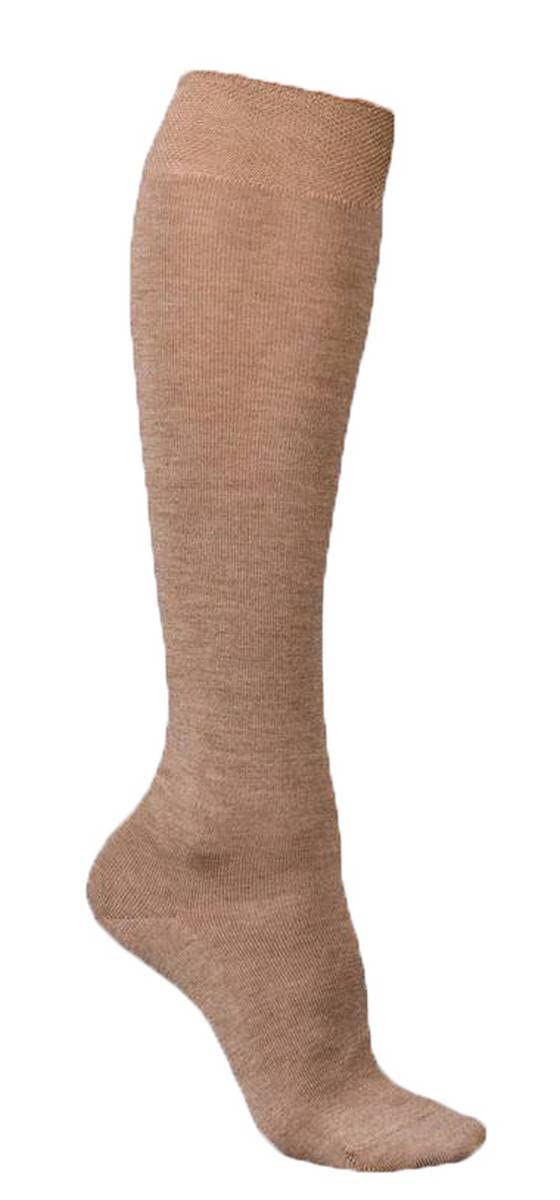 FALKE Women's Finest No.1 Cashmere Knee-High Socks - Nutmeg Brown Melange - Small - Ultra Soft Winter Warmth for Home, Office & Outdoor Activities