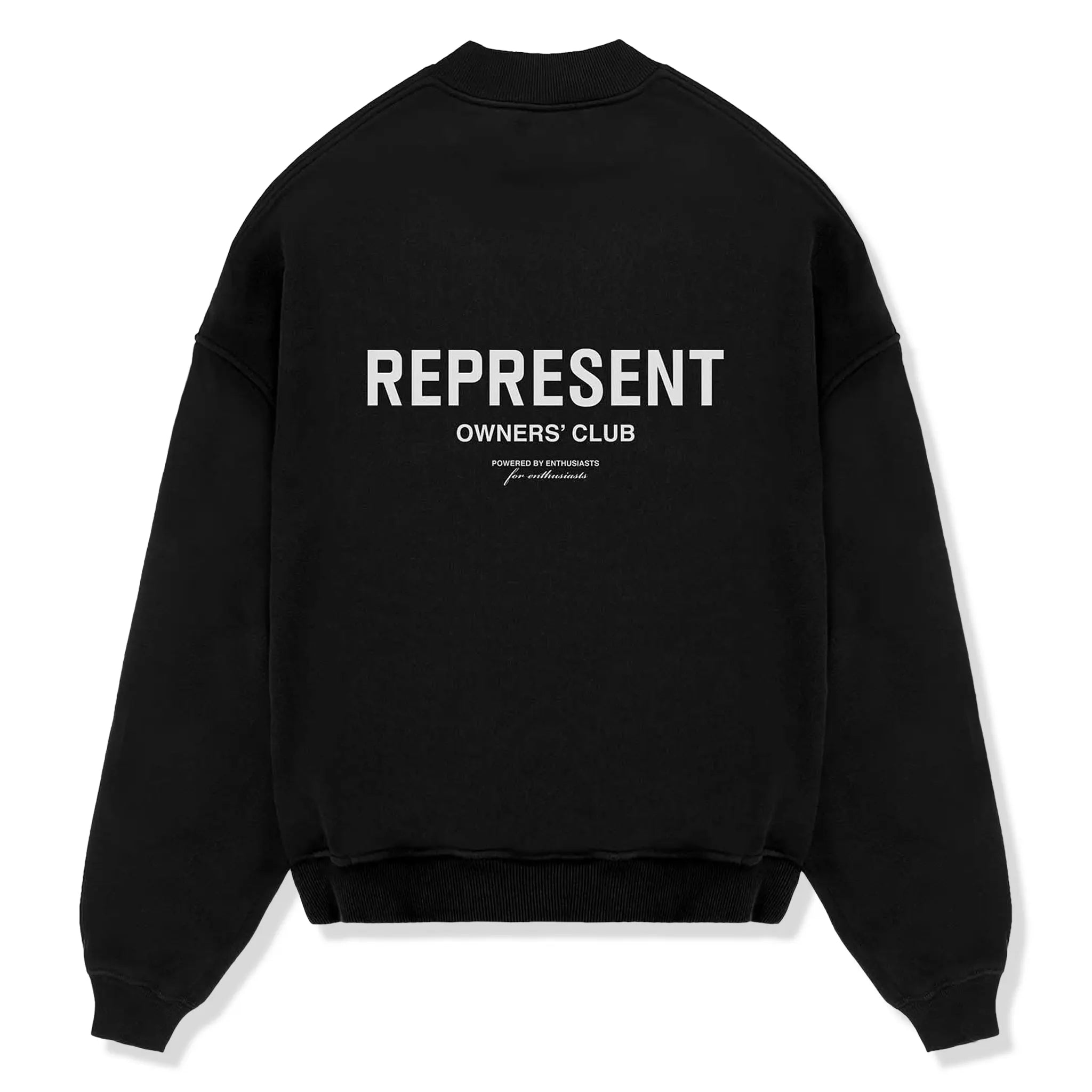 Represent Owners Club Black Sweatshirt - Premium Cotton Hoodie for Men & Women | Streetwear Fashion, Casual Wear, Lounge Comfort
