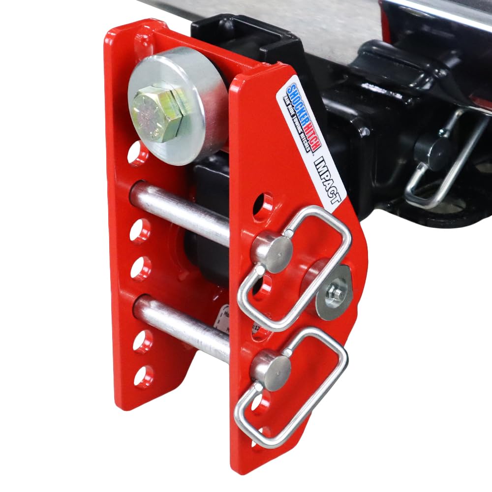 Shock Absorbing Hitch Receiver with Impact Cushioning - Complete 2.5