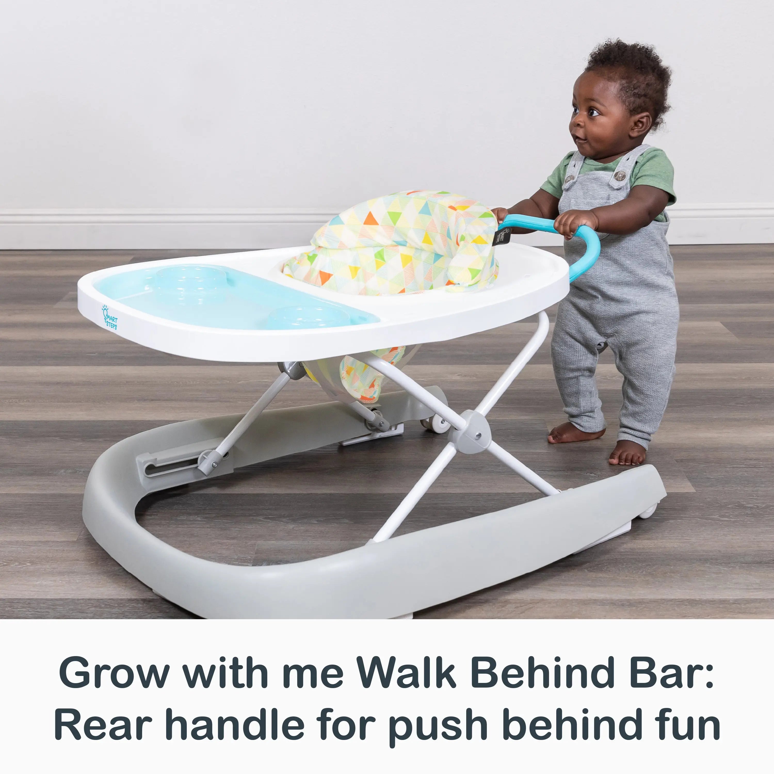 Smart Steps® Dine N’ Play 3-in-1 Baby Feeding Walker with Adjustable Height - Convertible High Chair, Activity Walker & Dining Seat for Toddlers | Perfect for Mealtime, Playtime & Learning at Home