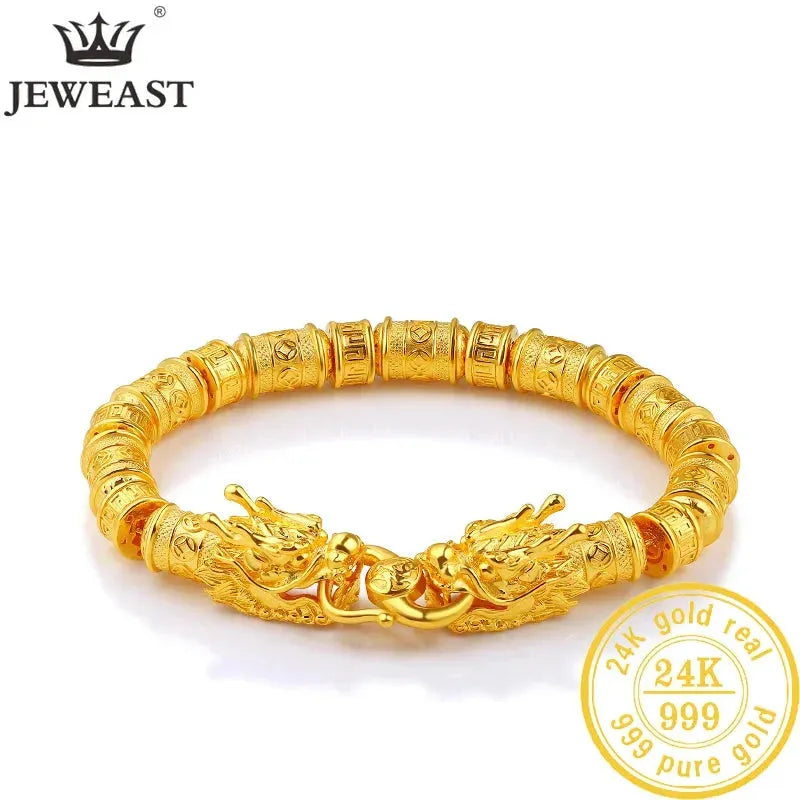 24K Pure Gold Bracelet 999 Solid Gold Bangle - Elegant Butterfly Design, Classic & Trendy Jewelry for Women | Perfect for Gifts, Parties, and Special Occasions