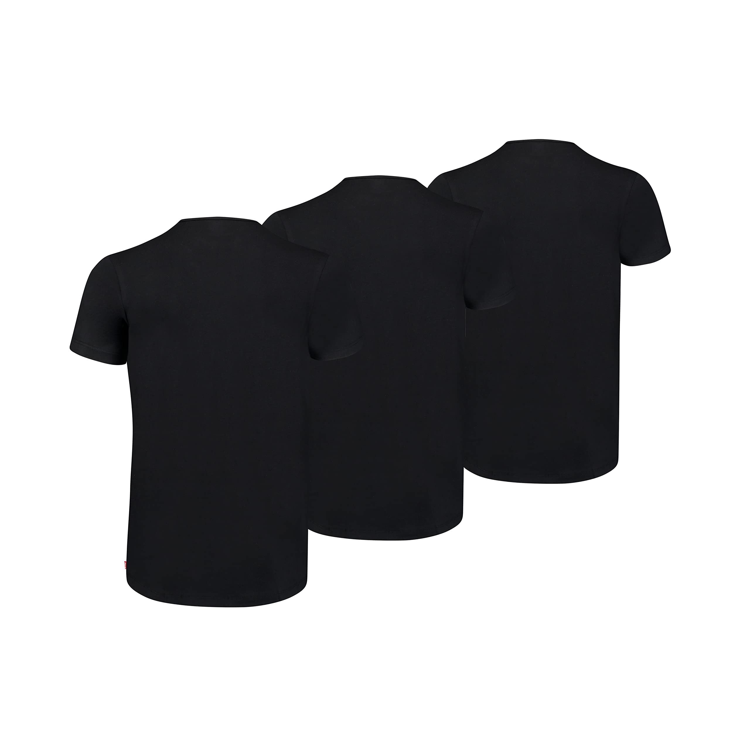 LEVI'S Men's Classic Cotton Crew Neck T-Shirts 3-Pack - Soft Comfortable Casual Tees for Everyday Wear, Gym & Layering