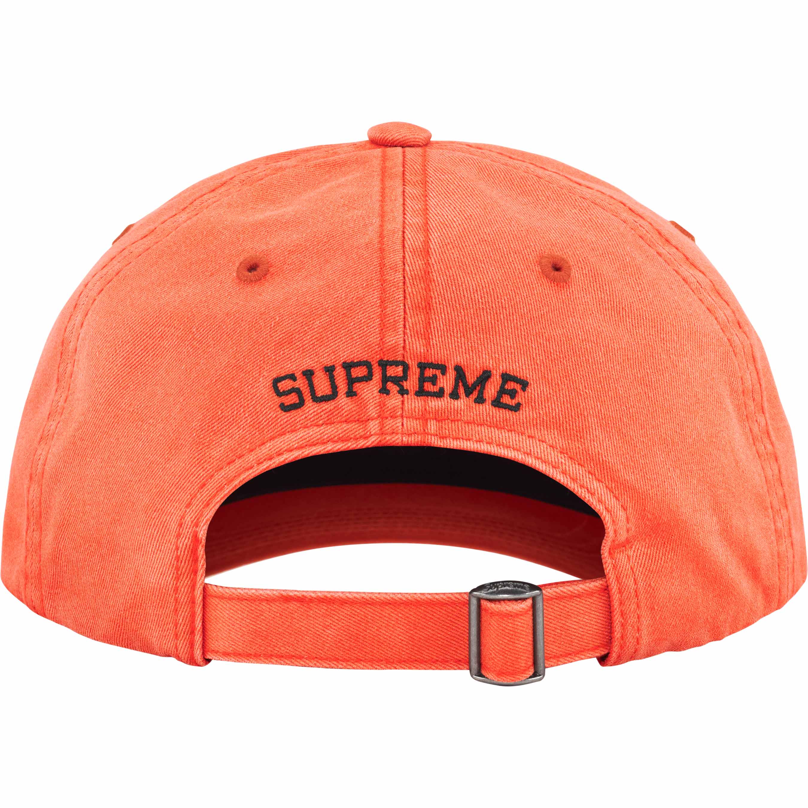 Supreme Bleached Chino 6-Panel Orange Hat - Trendy Streetwear Cap for Men & Women | Perfect for Urban Fashion, Skateboarding & Outdoor Activities