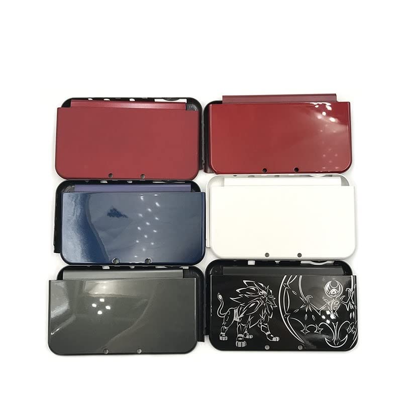 Premium Replacement Housing Shell Cover Case for New 3DS LL/XL - Top & Back Panel Game Console Protection (Sun & Moon Edition) - Perfect for Gaming Enthusiasts & DIY Repair Scenarios