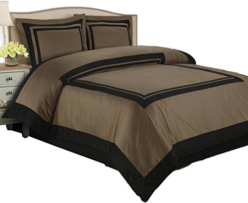 Taupe With Black Trim