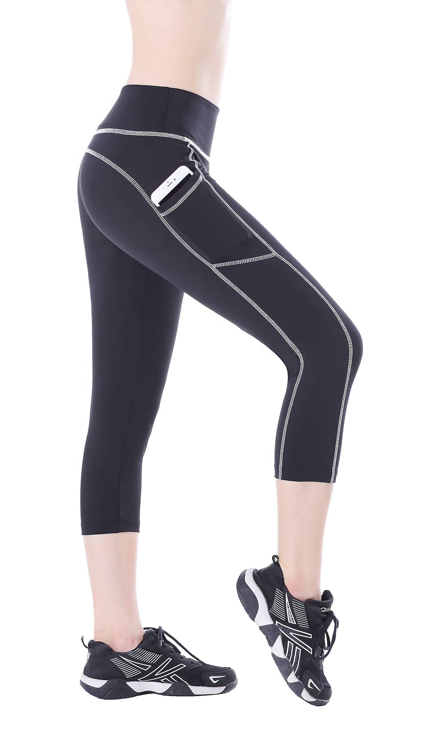 EASTHONG Women's High Waist Yoga Pants - Workout Leggings for Gym, Running & Fitness - Stretchy Comfortable Tights for Yoga, Pilates & Activewear