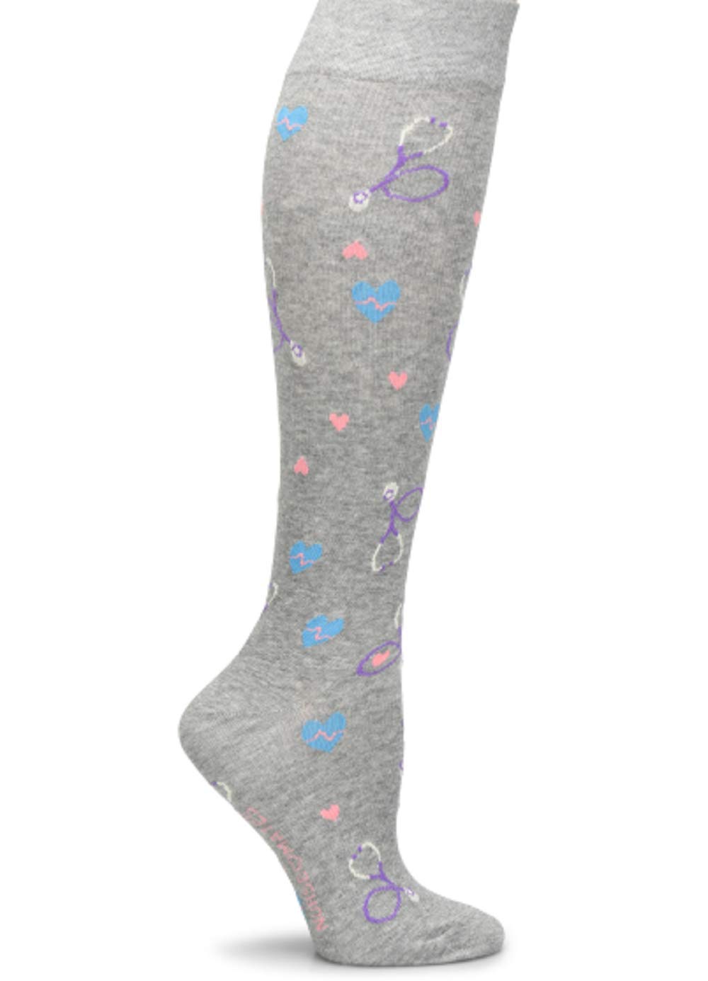 Nurse Mates Women's Cashmere Compression Socks 10-15 mmHg - Ultra Soft Medical Support Socks for Nurses, Travel & Circulation - Perfect for Long Shifts, Airplane Flights & Varicose Vein Relief