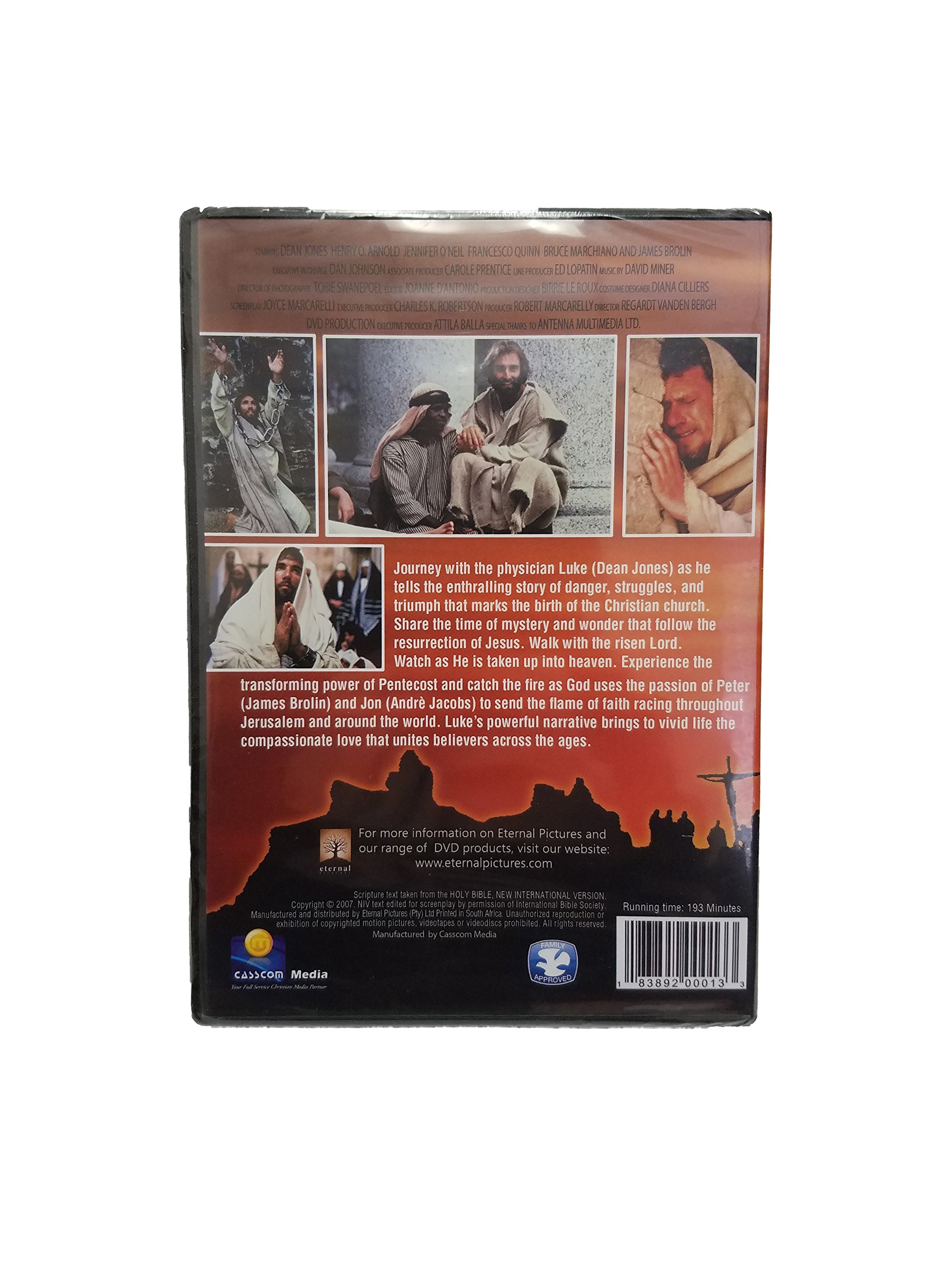 The Visual Bible - Matthew, John, and Acts: 3-Book 5-Disc DVD Set with 10+ Hours of Bible Stories | Jesus' Birth, Baptism, Miracles, Pentecost & More | Perfect for Bible Study, Sunday School & Christian Family Movie Night